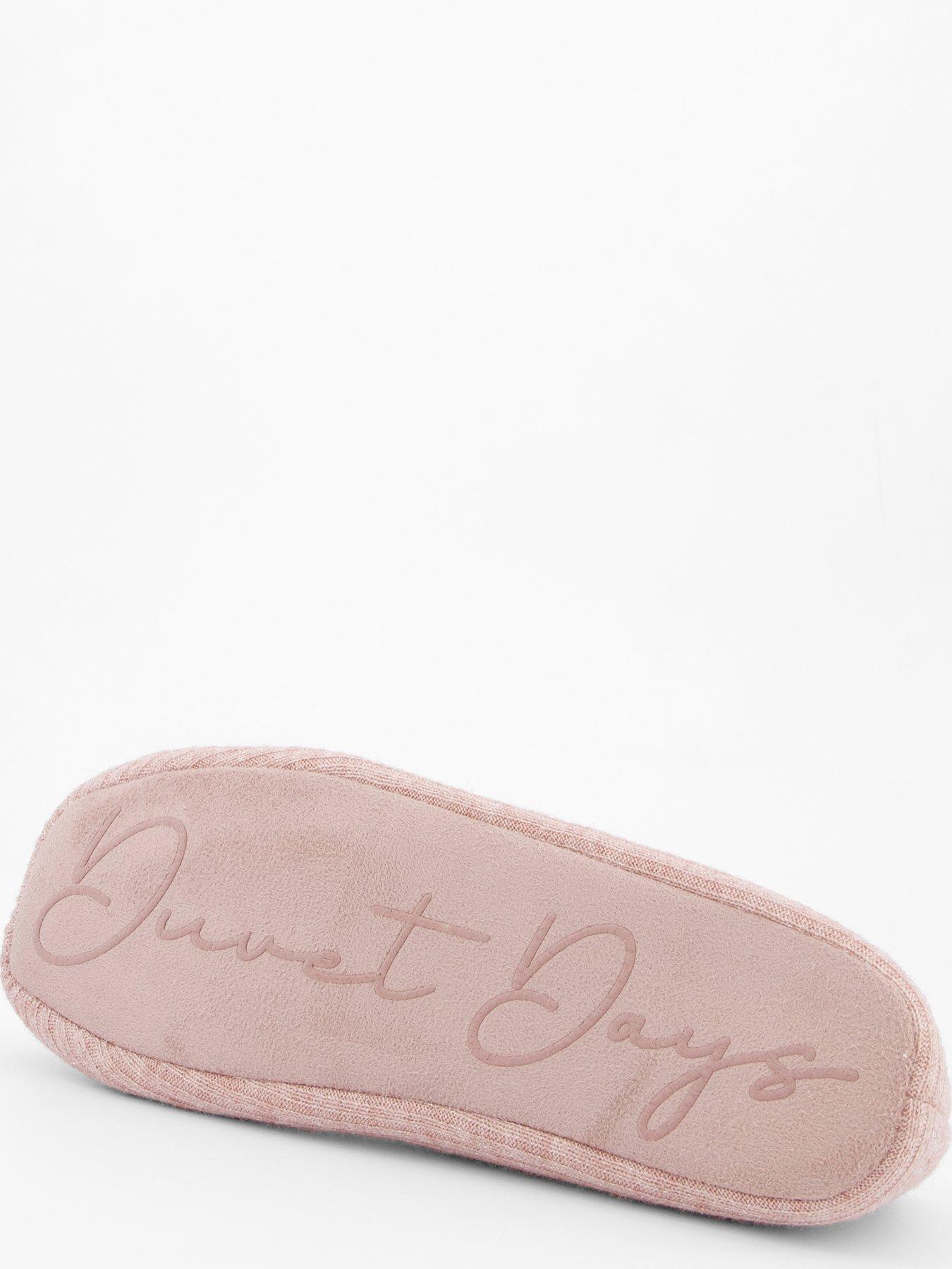 Image 4 of 7 of V by Very Glitter Ballerina Slippers - Pink