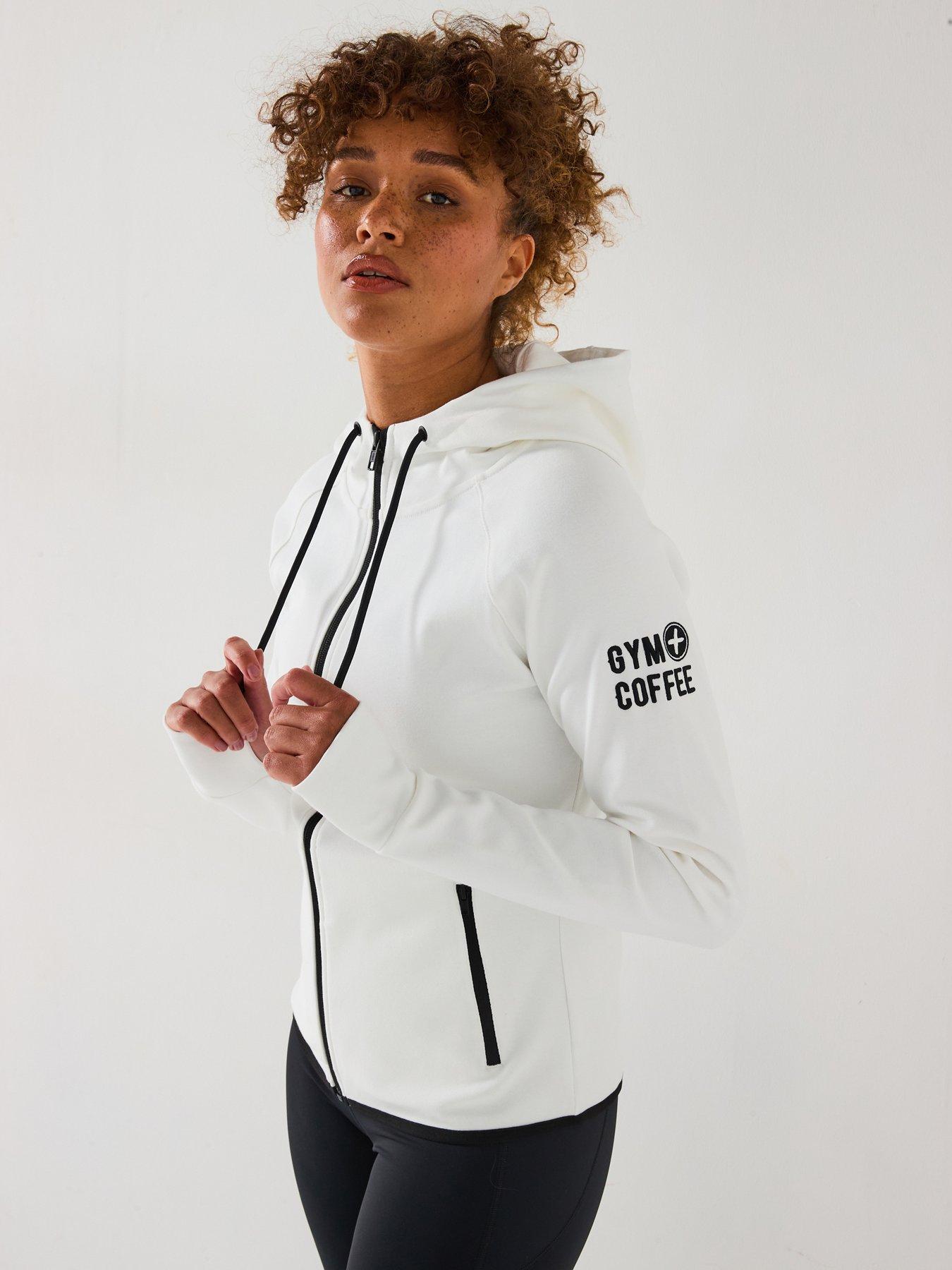 undefined Womens Training Chill Zip Hoodie - White