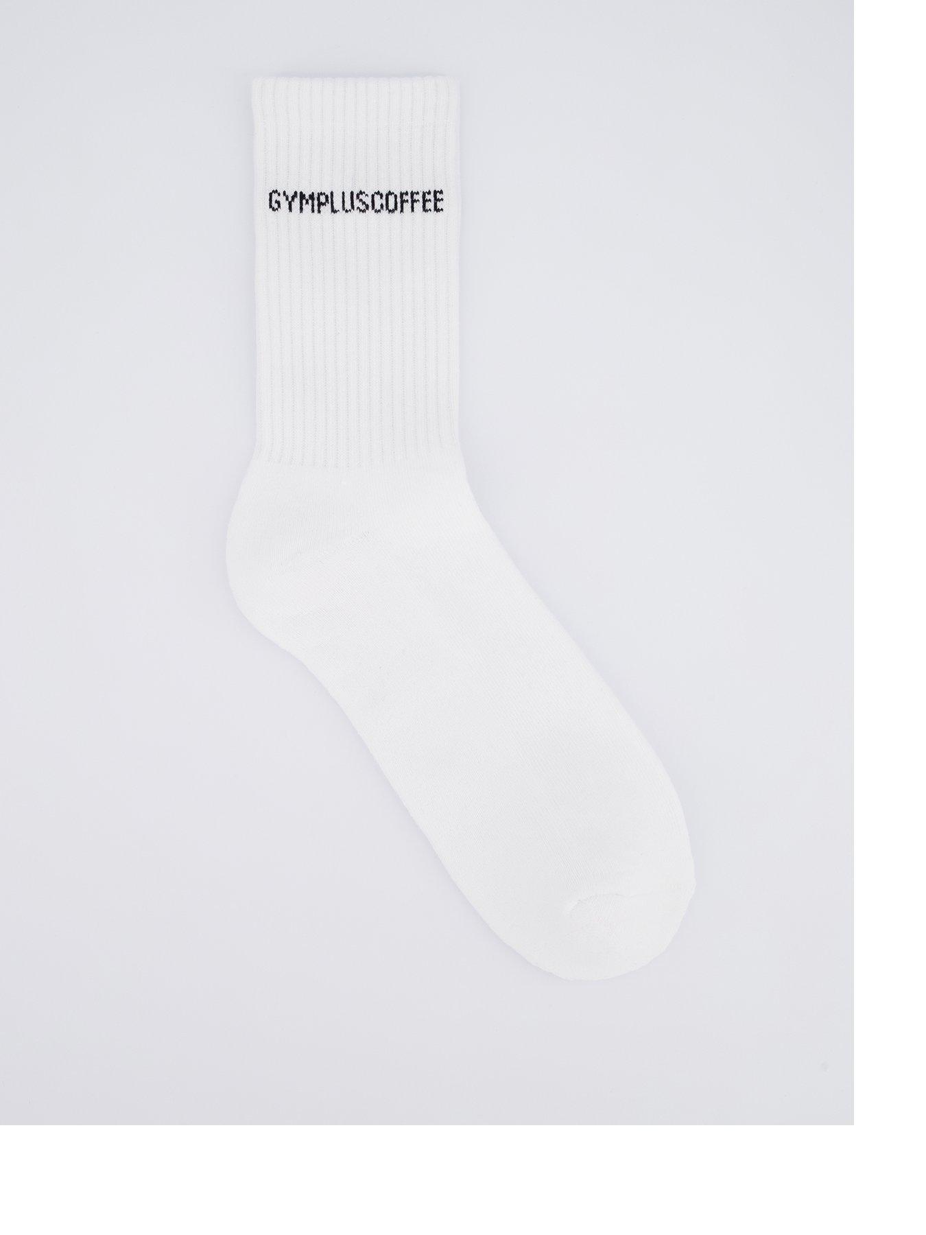undefined Full Length Everyday Socks - White