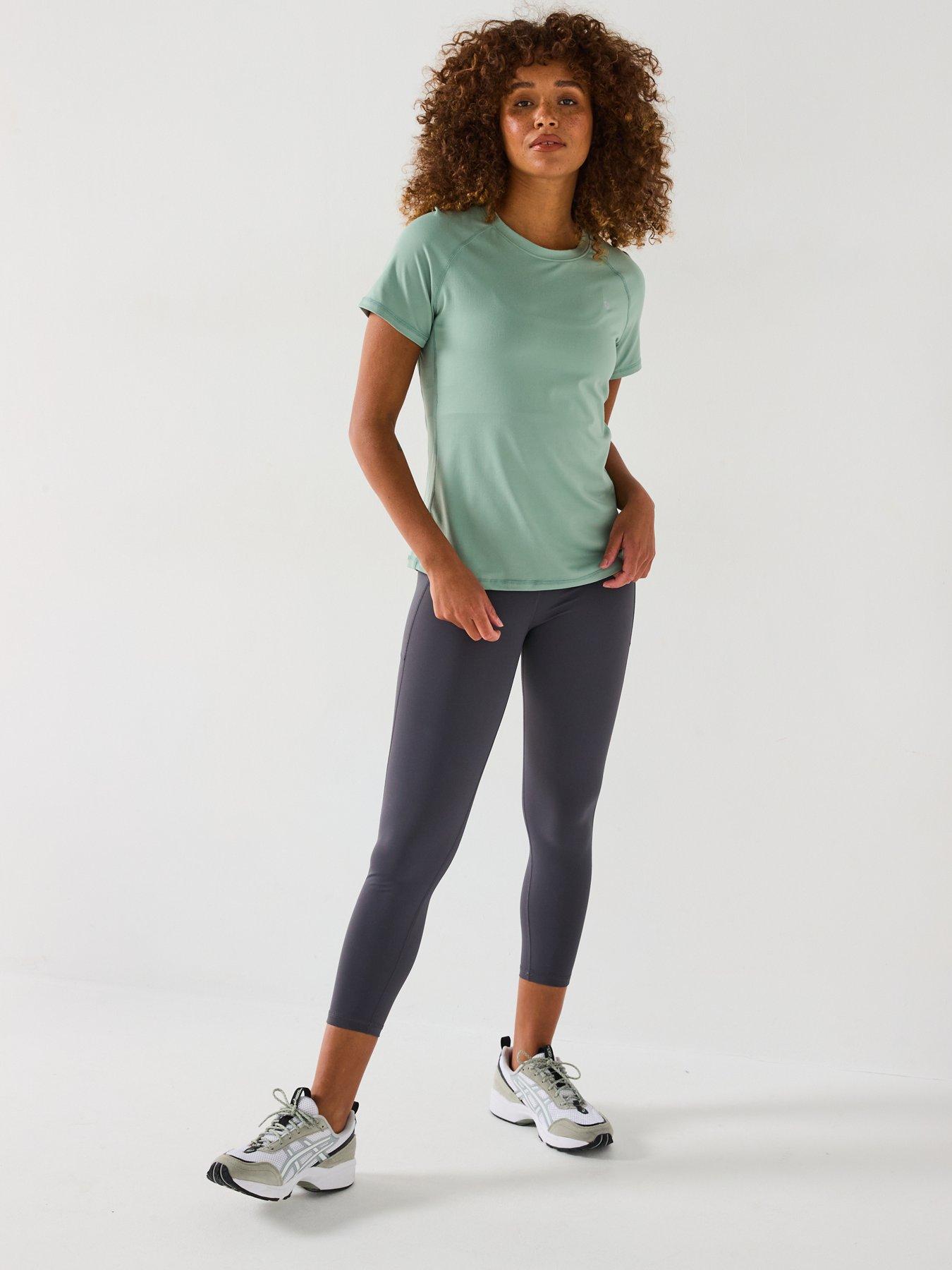 Image 3 of 6 of Gym + Coffee Womens Training Relentless Tee - Green