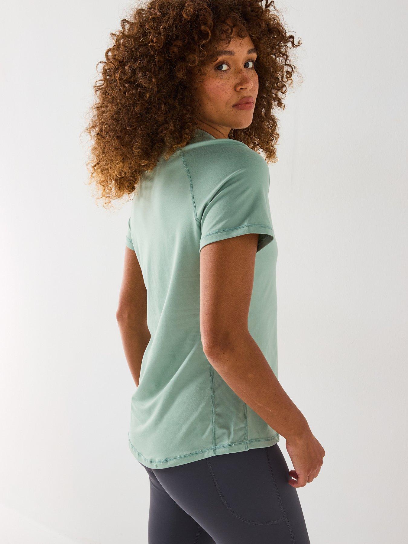 Image 5 of 6 of Gym + Coffee Womens Training Relentless Tee - Green