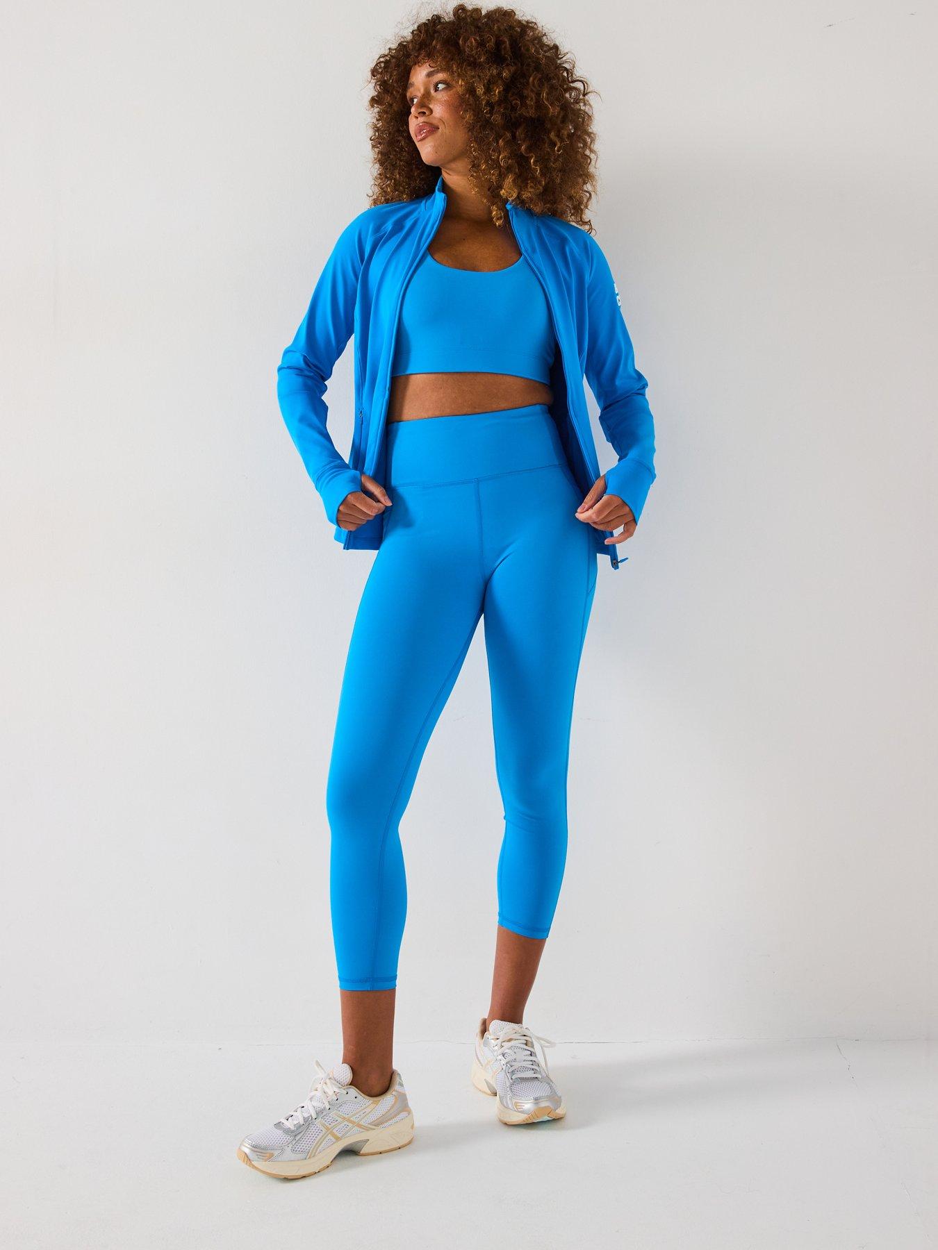  image of gym-coffee-womens-training-relentless-bra-blue