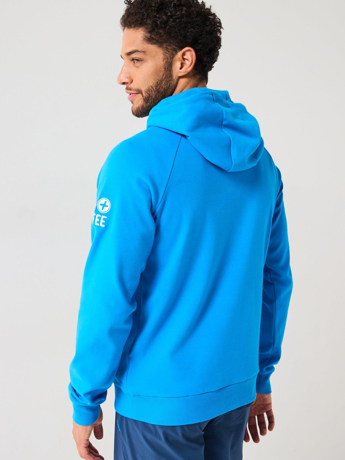  image of gym-coffee-mens-training-chill-hoodie-blue