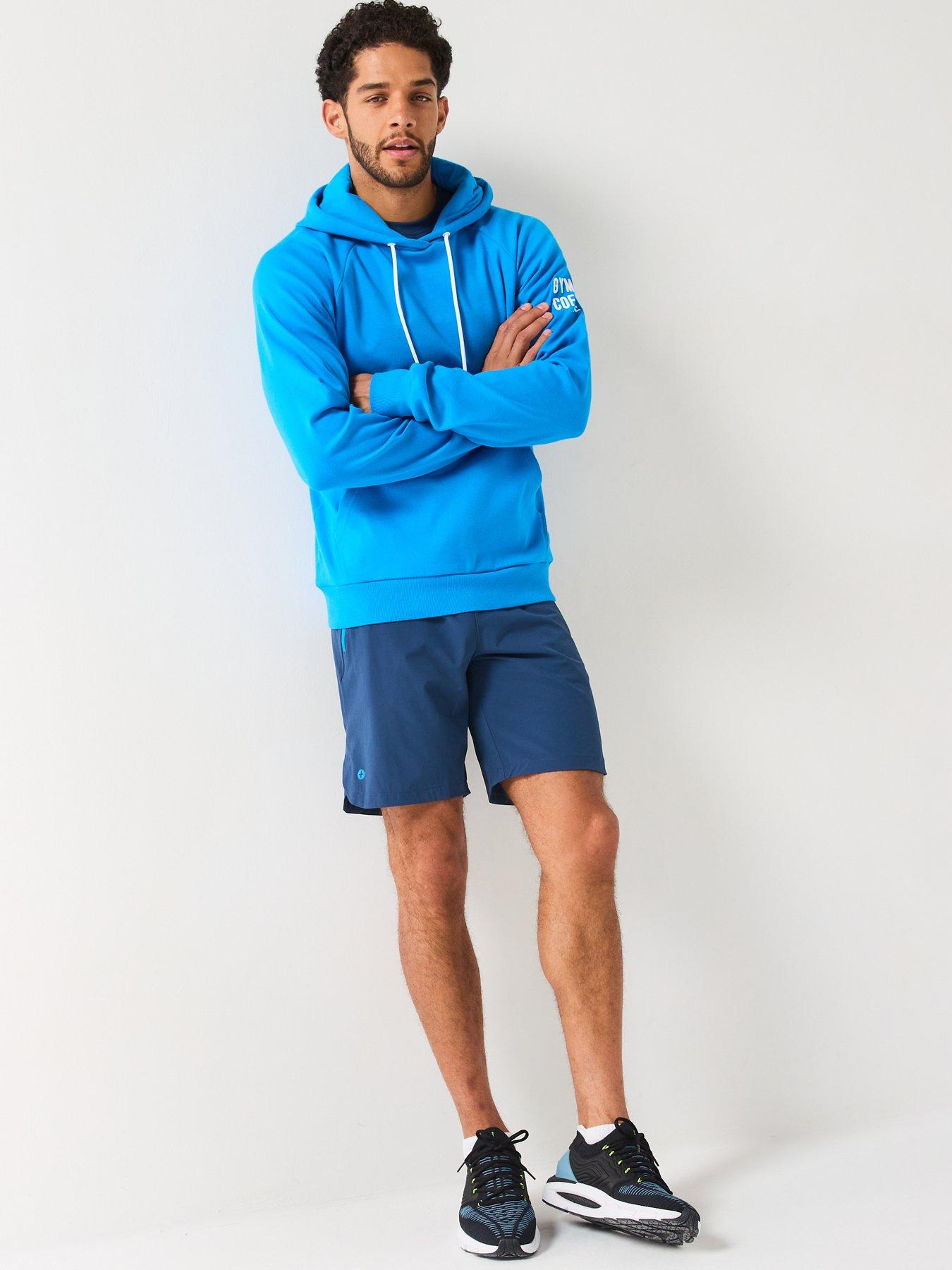  image of gym-coffee-mens-training-chill-hoodie-blue