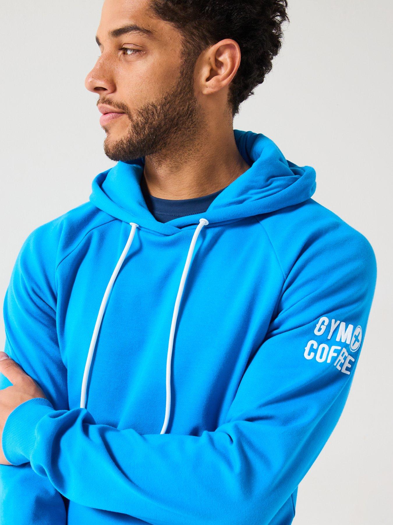  image of gym-coffee-mens-training-chill-hoodie-blue