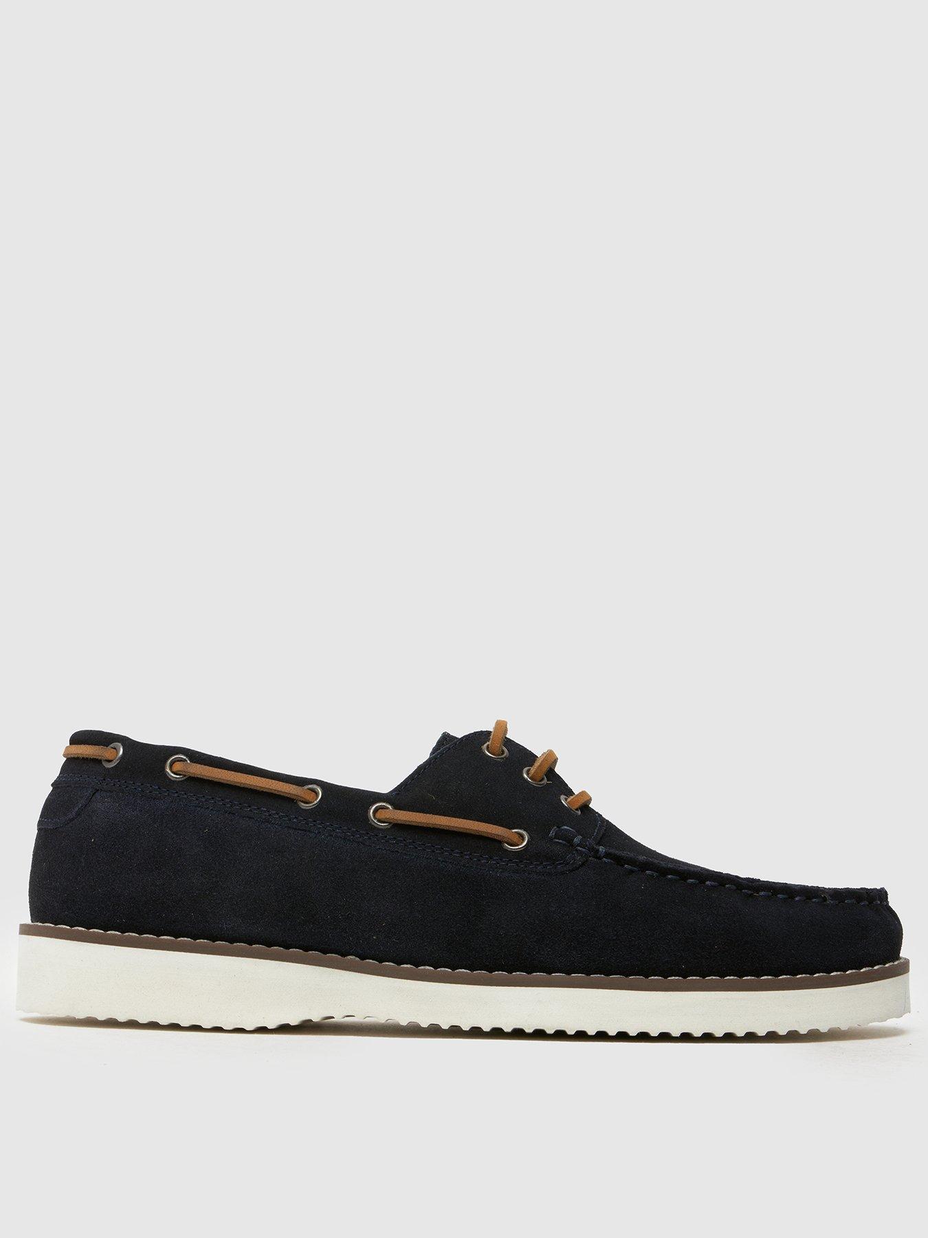 Schuh Rick White Sole Boat Shoes - Blue