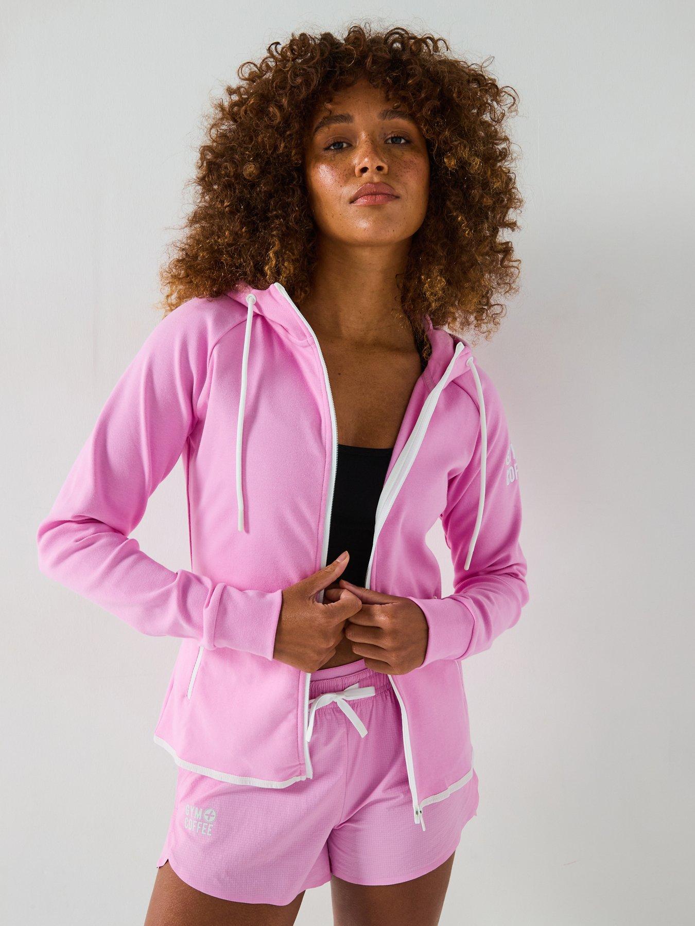 undefined Womens Training Chill Zip Hoodie - Pink
