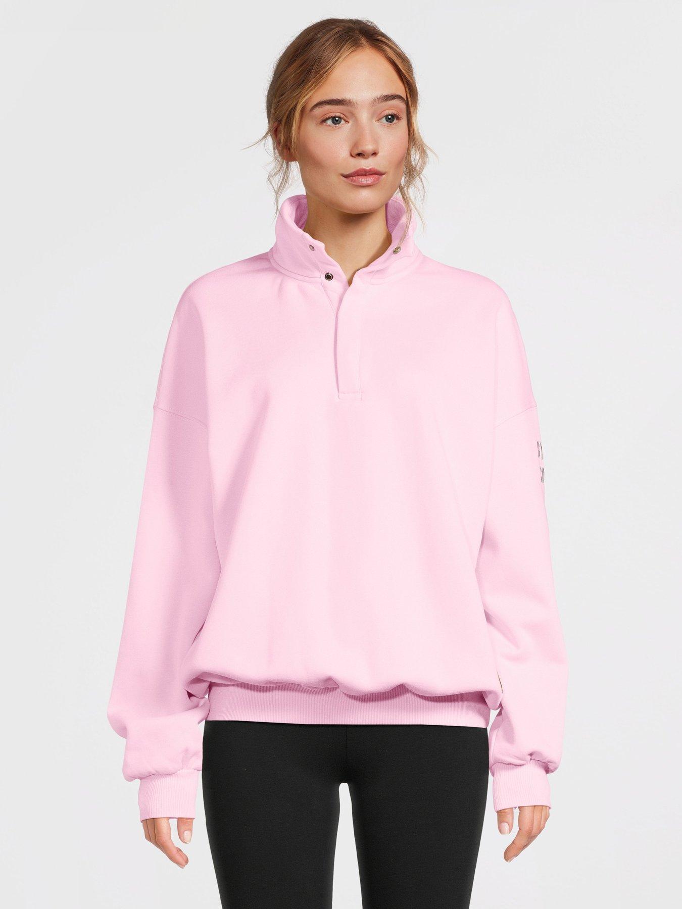Gym + Coffee Womens Training Sierra Snap Collar - Pink