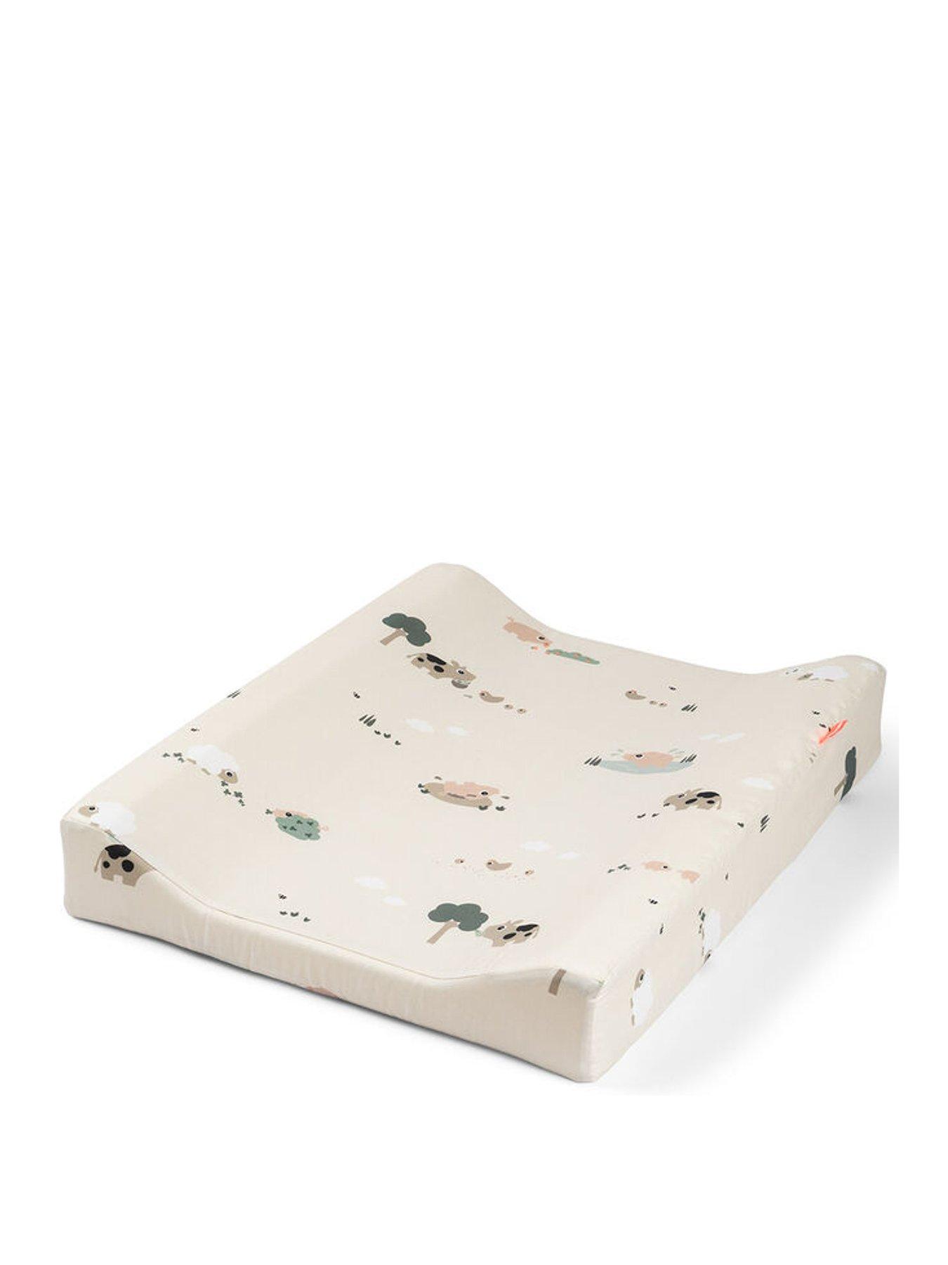  image of done-by-deer-changing-pad-easy-wipe-water-resistant-tiny-farm