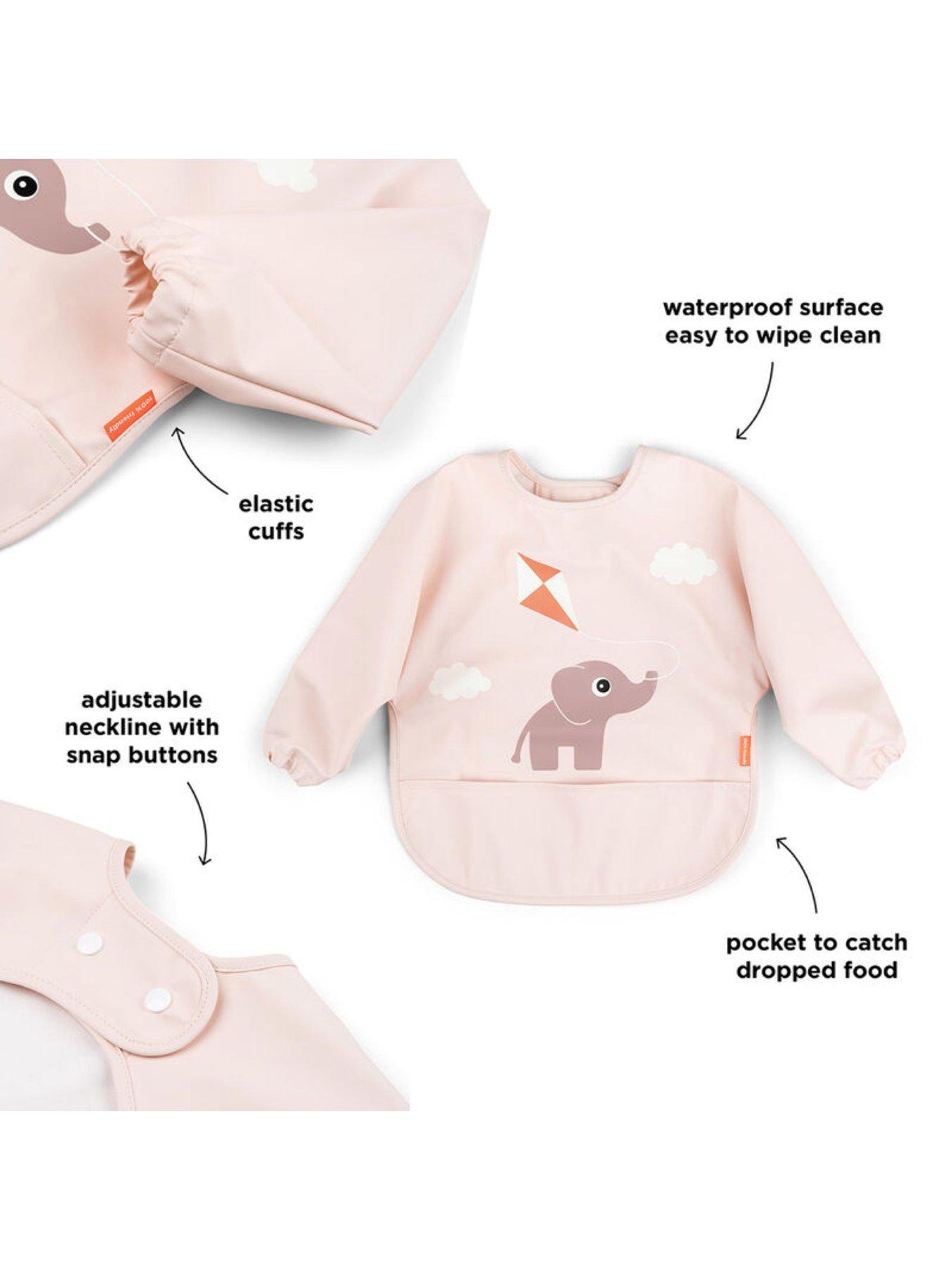  image of done-by-deer-sleeved-pocket-bib-playground