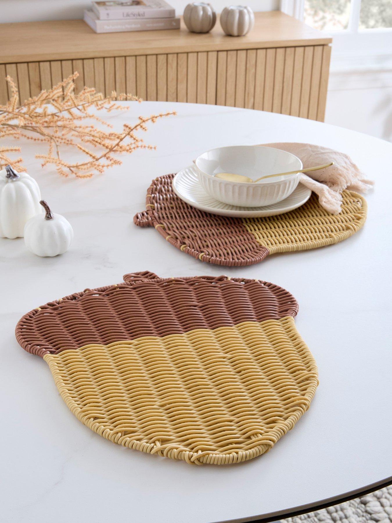 undefined Set Of 2 Acorn Placemats