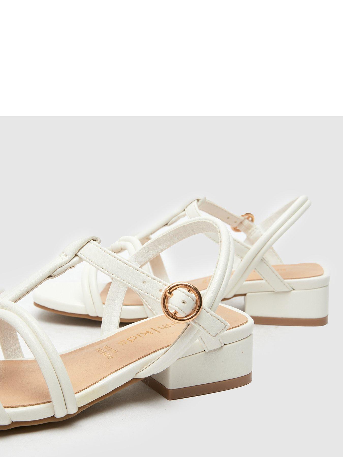  image of schuh-junior-tova-block-heel-white