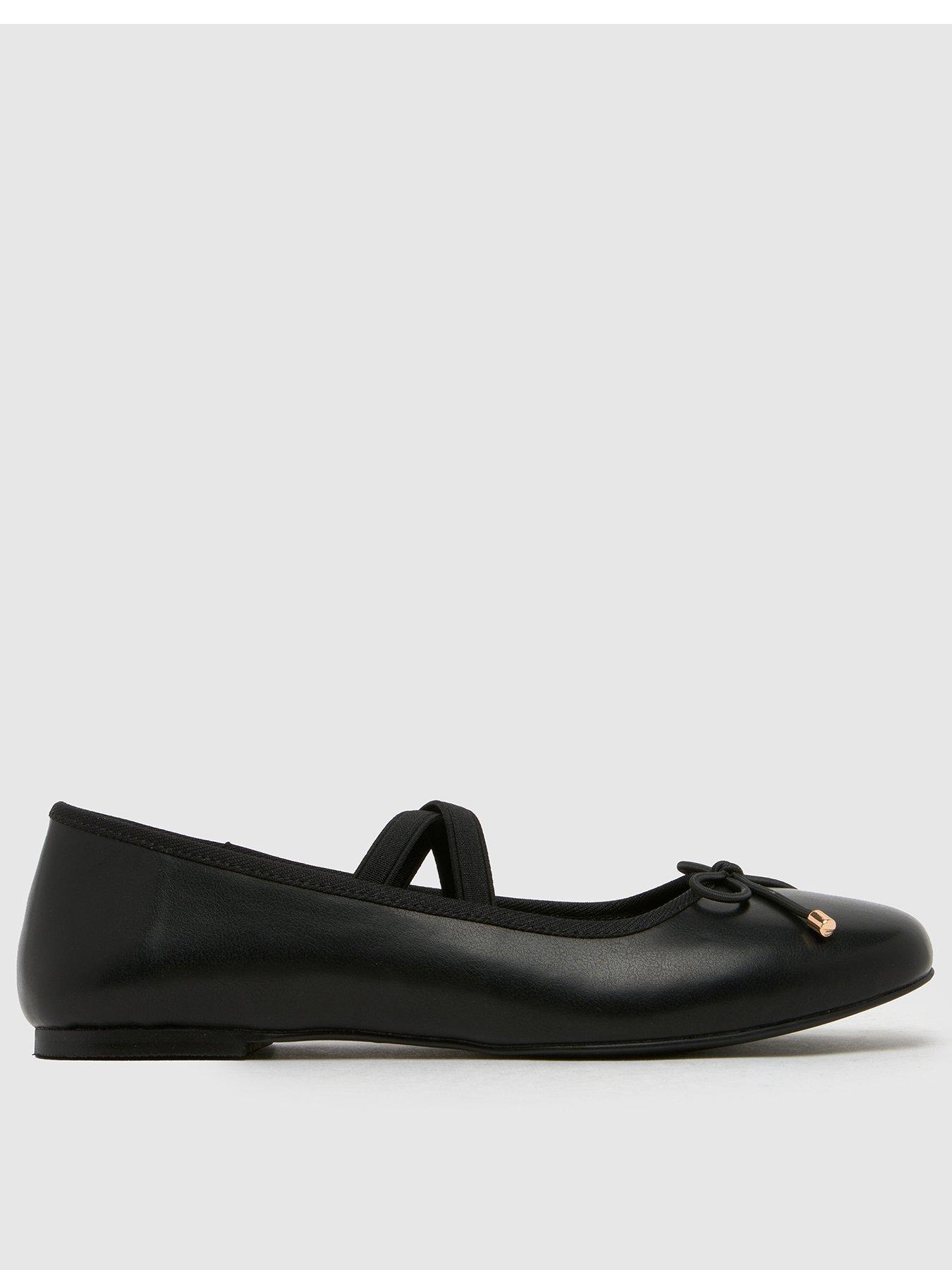  image of schuh-lola-youth-mary-jane-ballerina-black