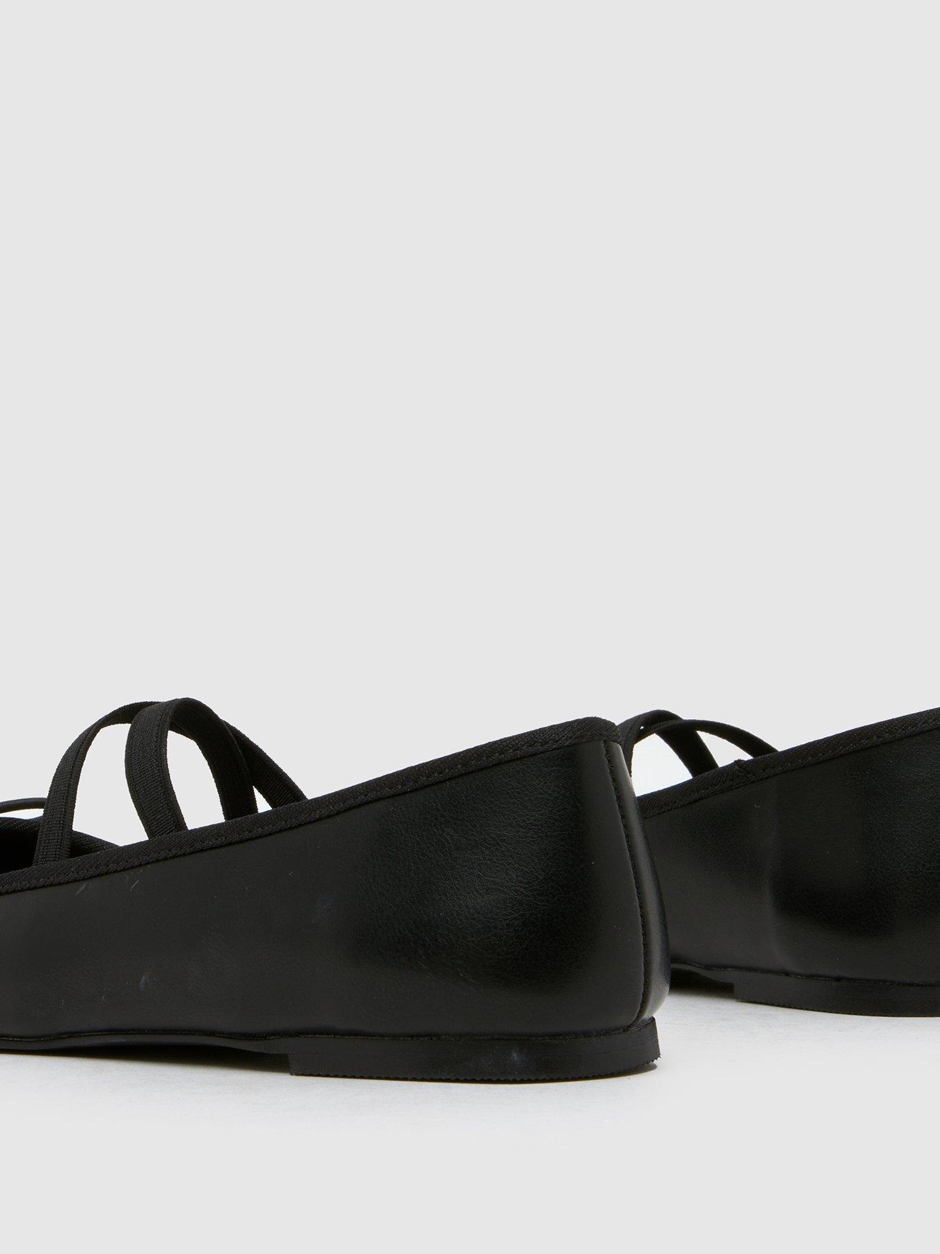 image of schuh-lola-youth-mary-jane-ballerina-black