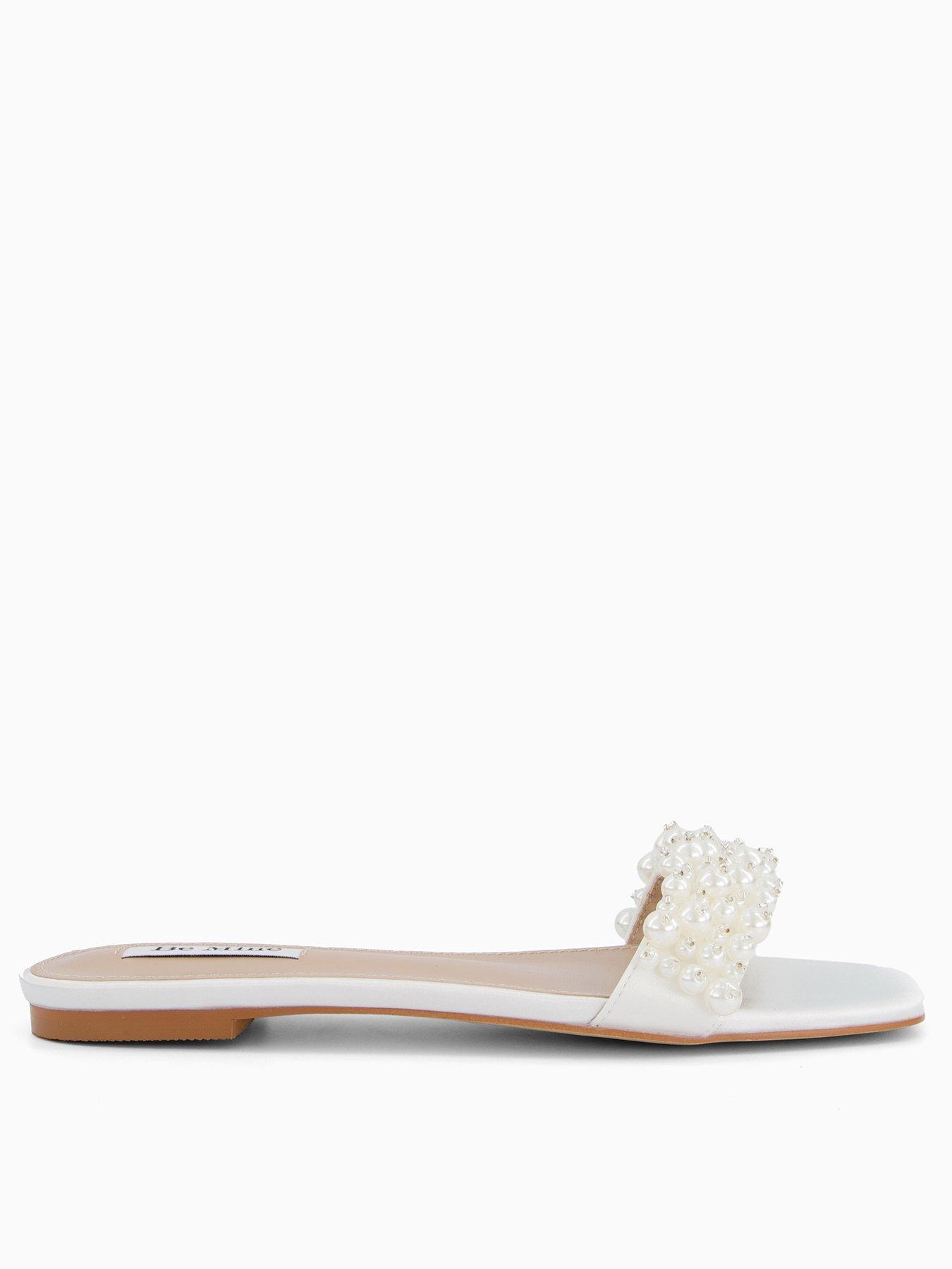 raid-kiely-pearl-flat-sandals-white