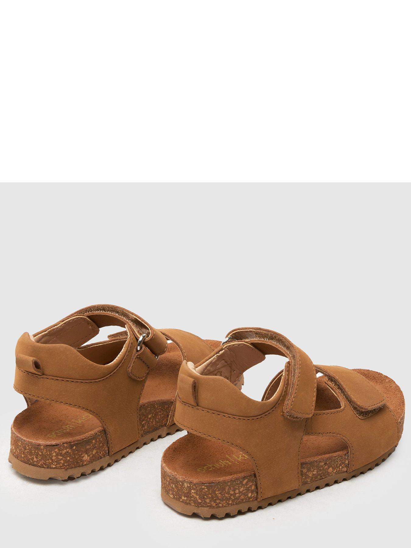 Image 4 of 4 of Schuh Toddler Tiggy Velcro Footbed Sandals - Brown