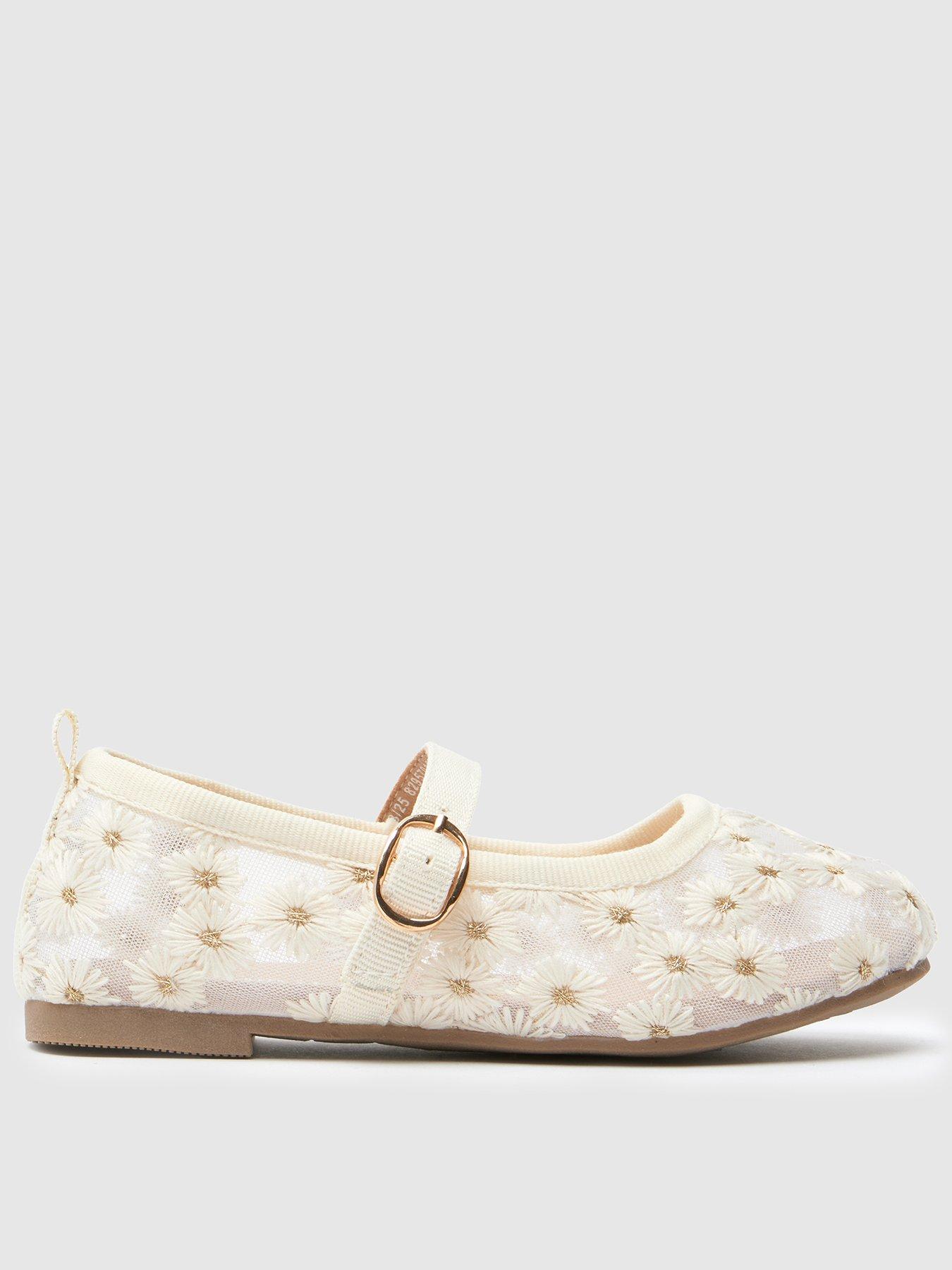 undefined Toddler Lenora Flower Ballerina - White