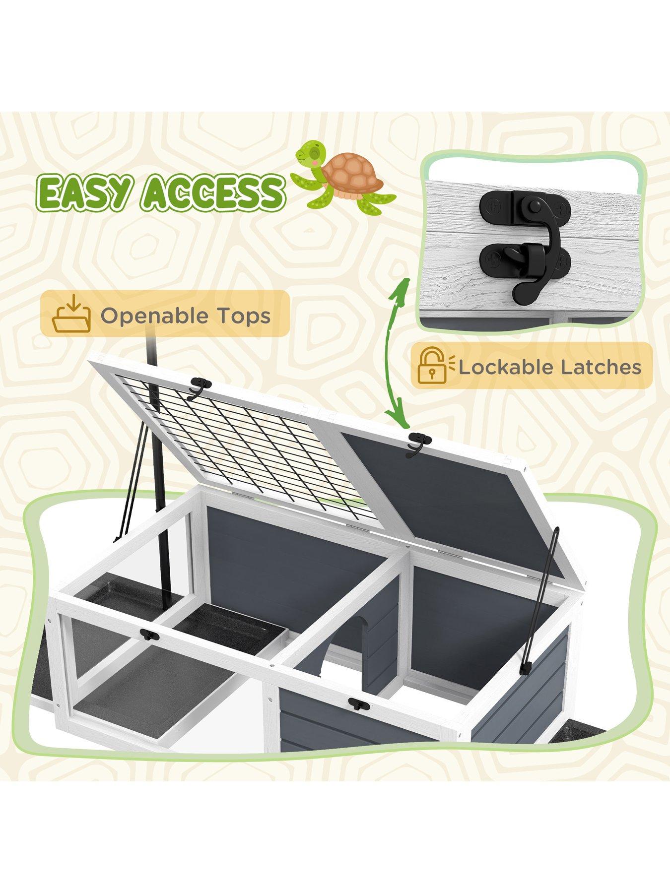  image of pawhut-tortoise-house