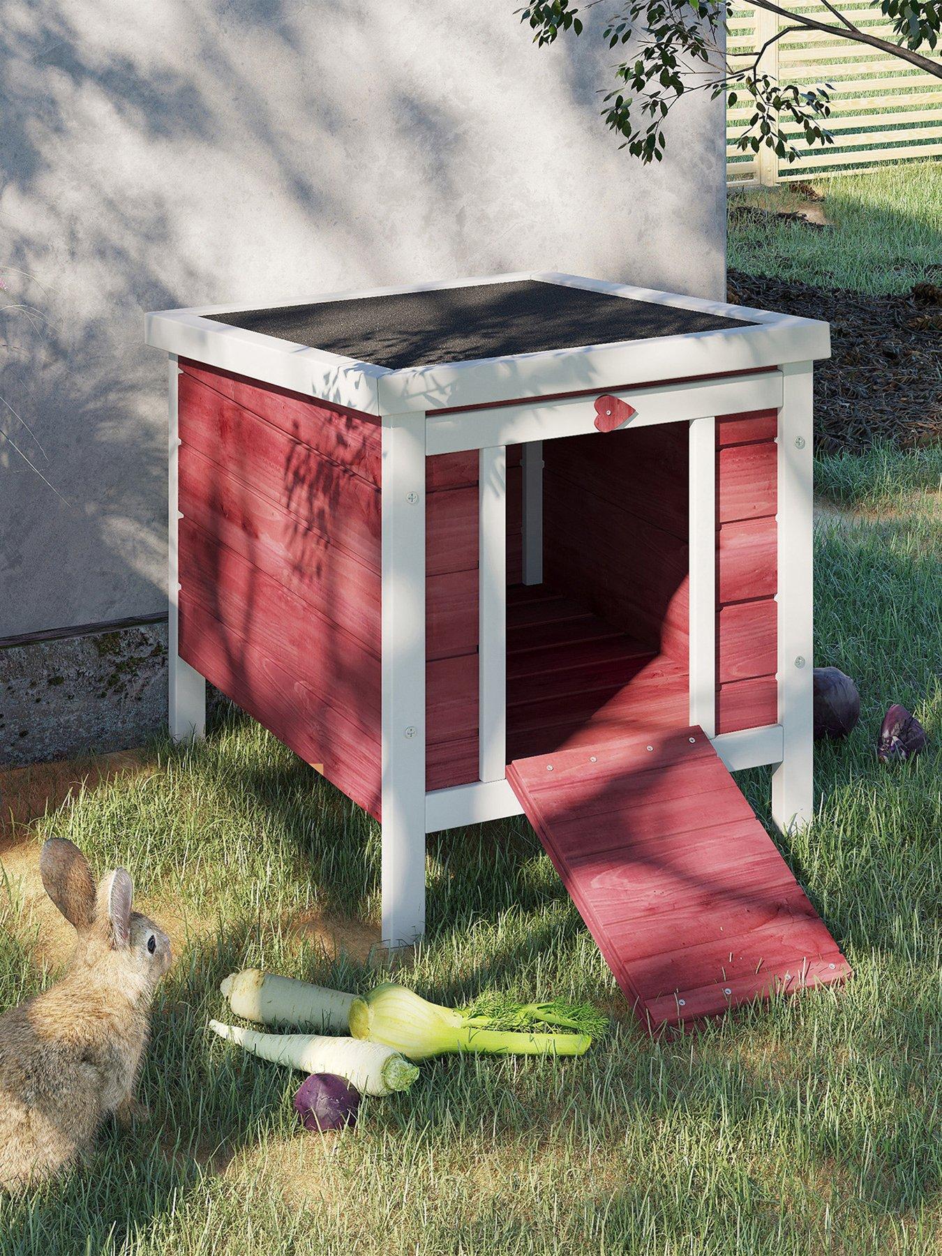 pawhut-rabbit-hutch