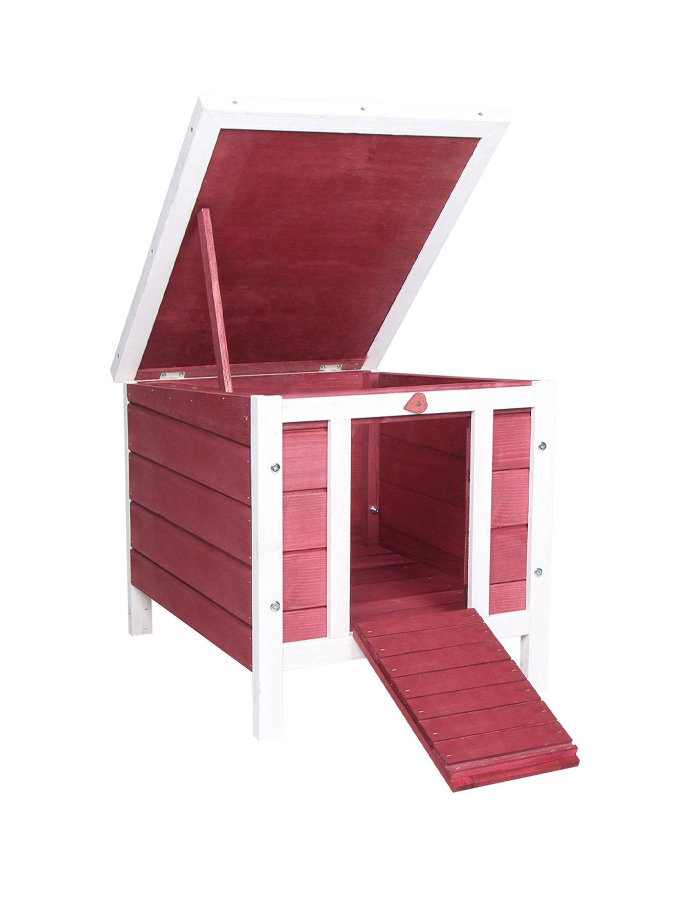  image of pawhut-rabbit-hutch