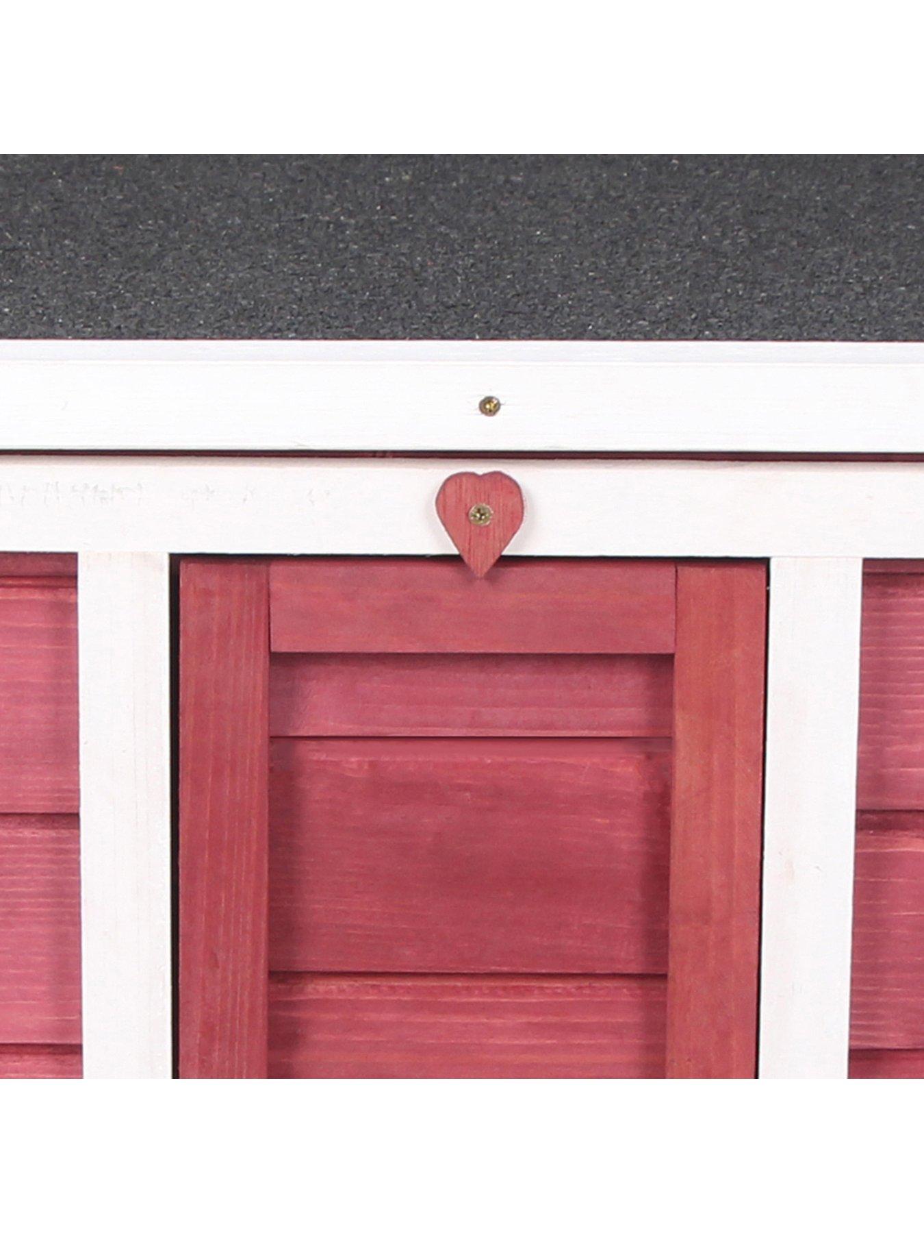  image of pawhut-rabbit-hutch