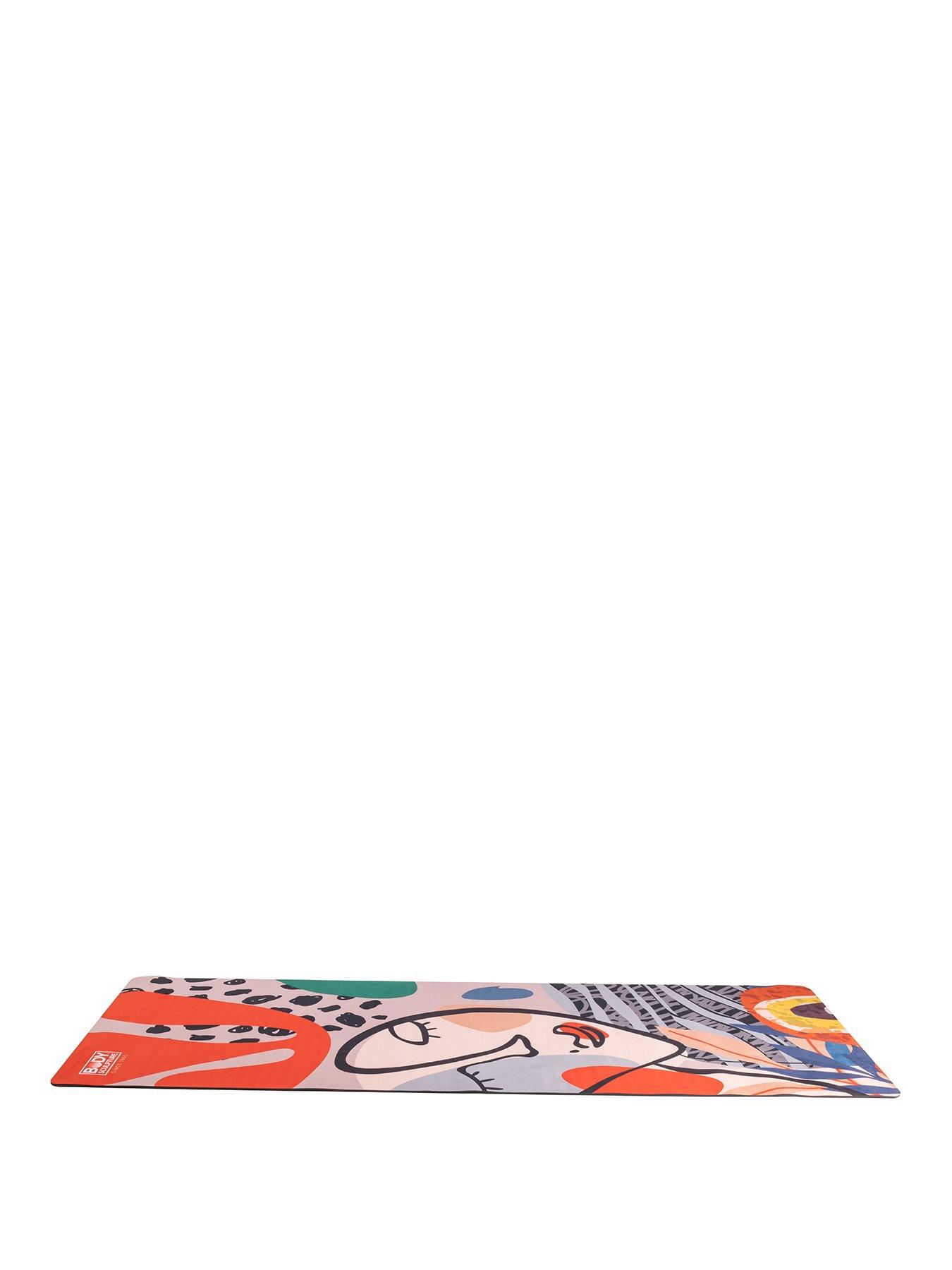 Image 2 of 5 of Body Sculpture Large Suede TPE Yoga/Exercise Mat - Abstract