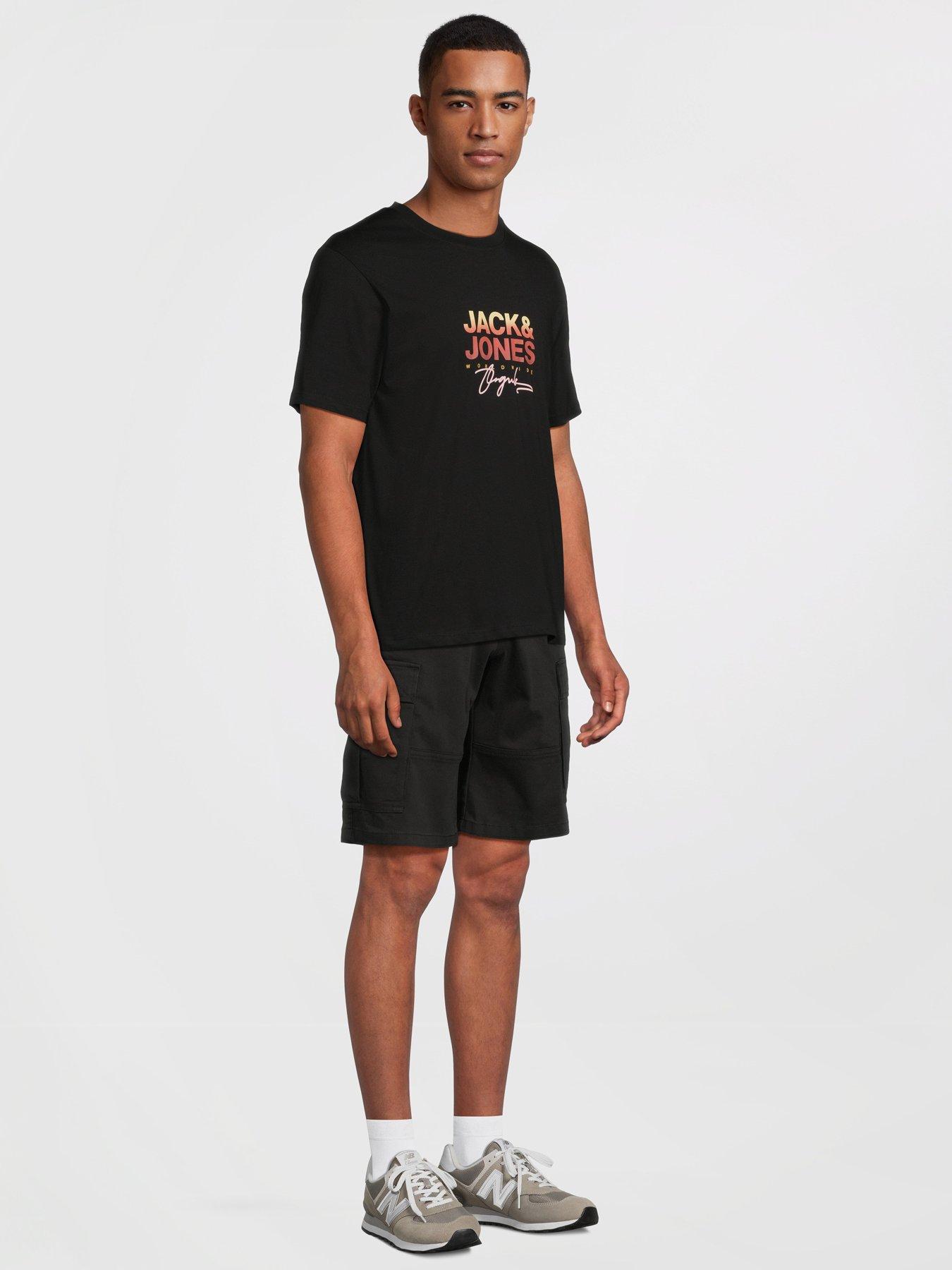 Image 5 of 6 of Jack & Jones 3 Pack Short Sleeve Logo Script T-Shirts