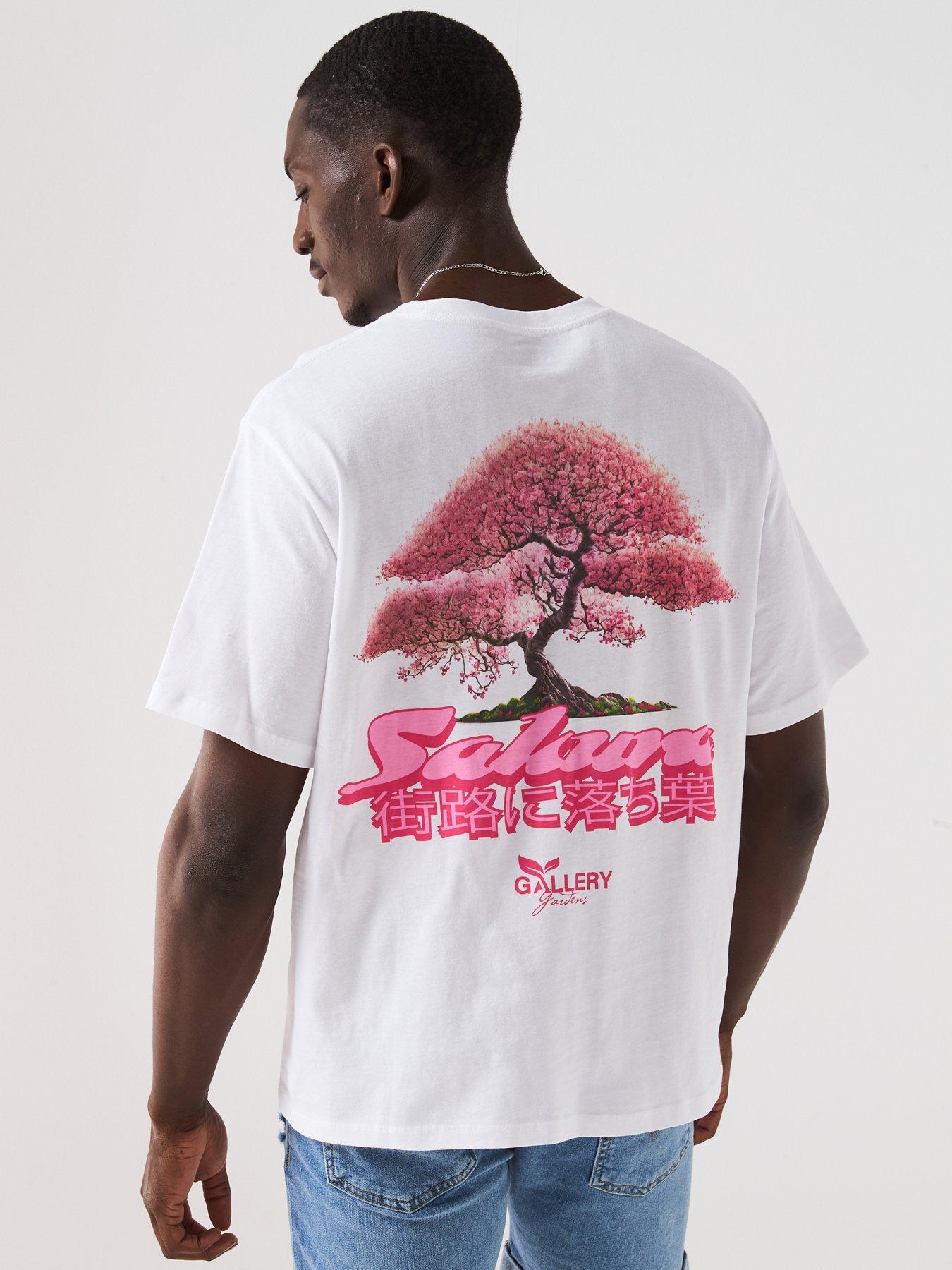 front image of jack-jones-botaniq-short-sleeve-crew-neck-t-shirt-white