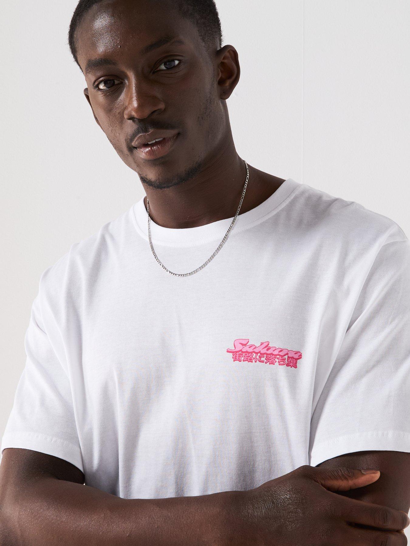  image of jack-jones-botaniq-short-sleeve-crew-neck-t-shirt-white