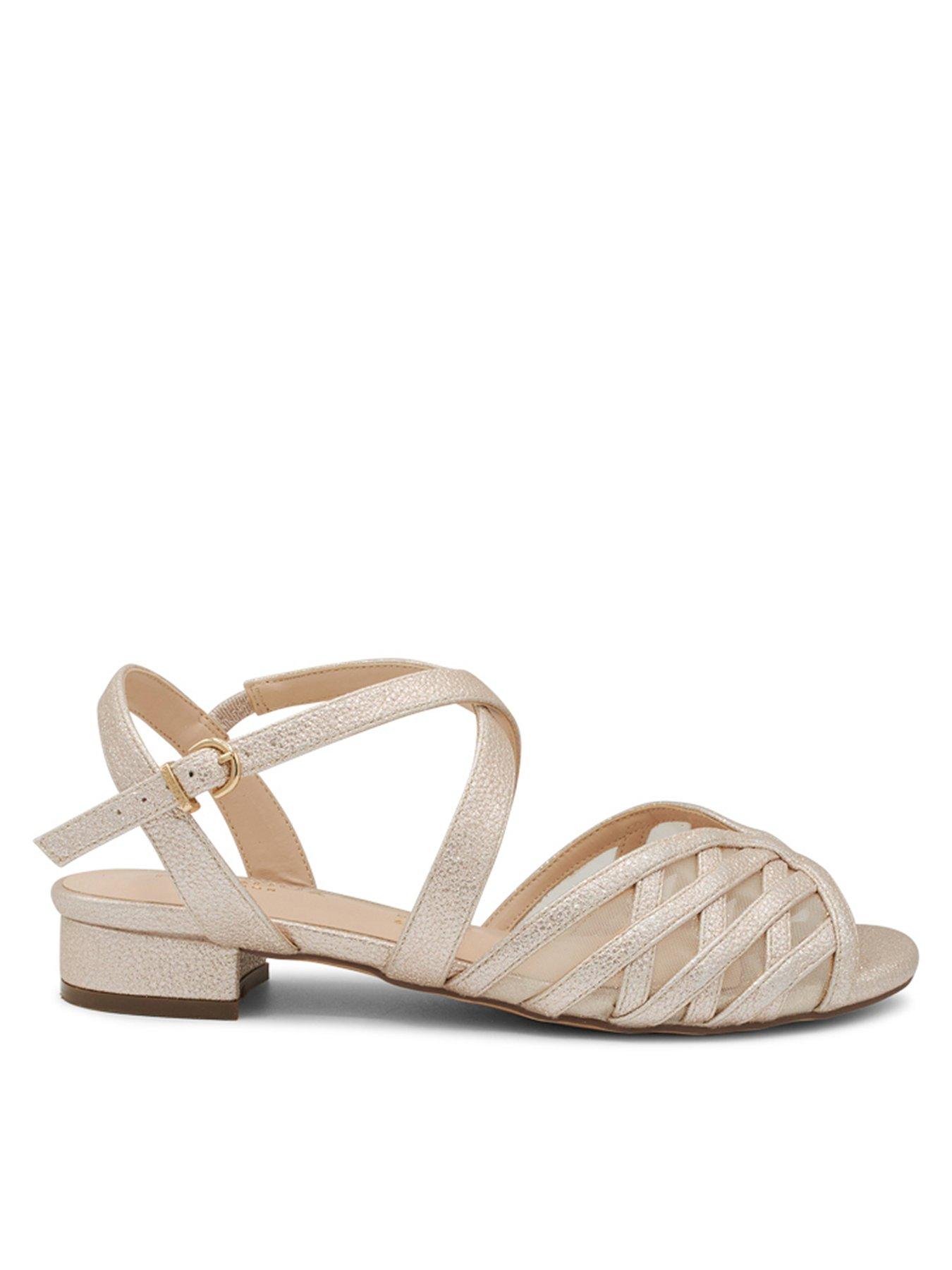 paradox-london-polly-wide-fit-glitter-shoe--nude