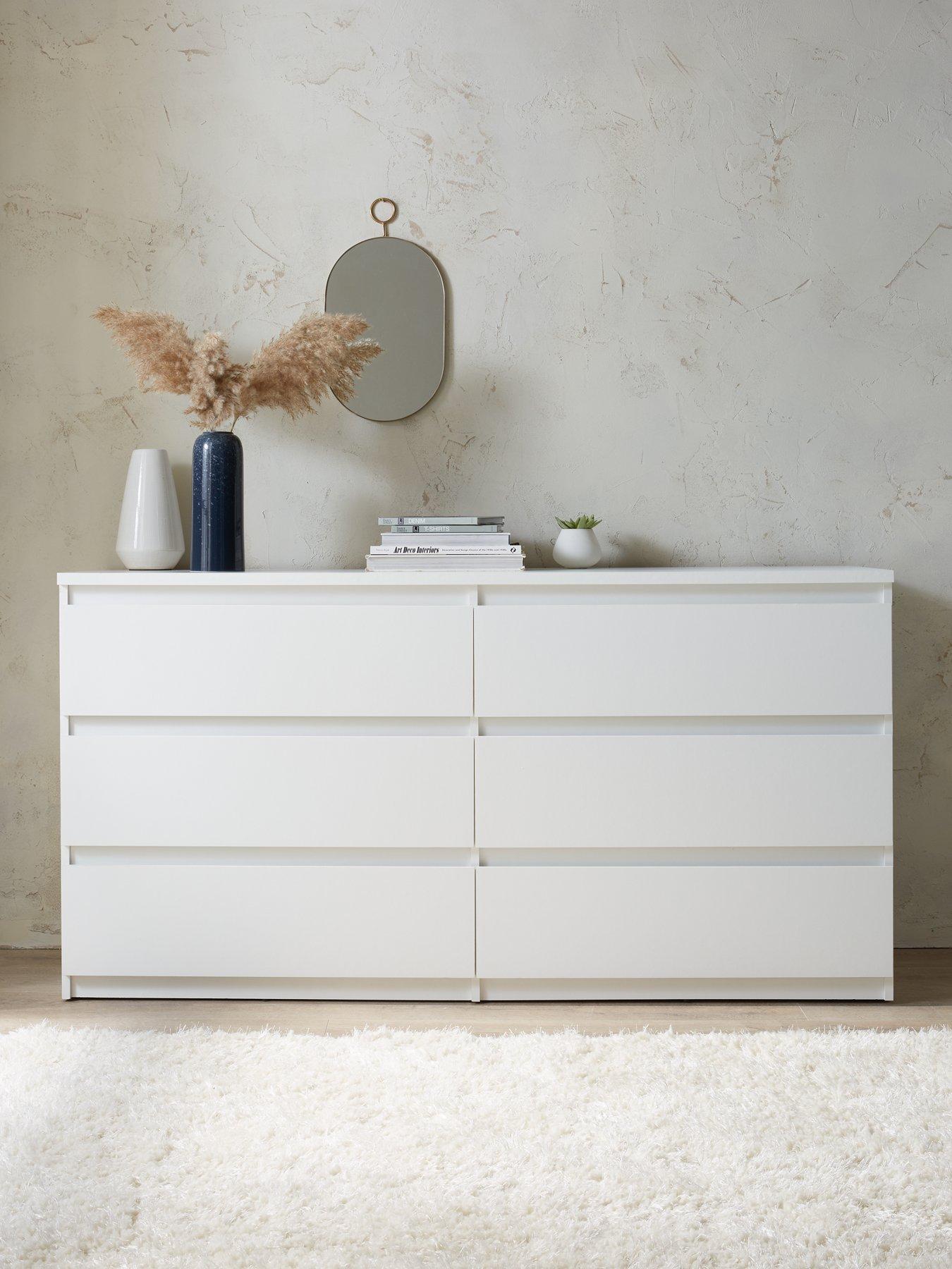 The Very Collection Lisson 6 Drawer Chest - White - FSC® Certified
