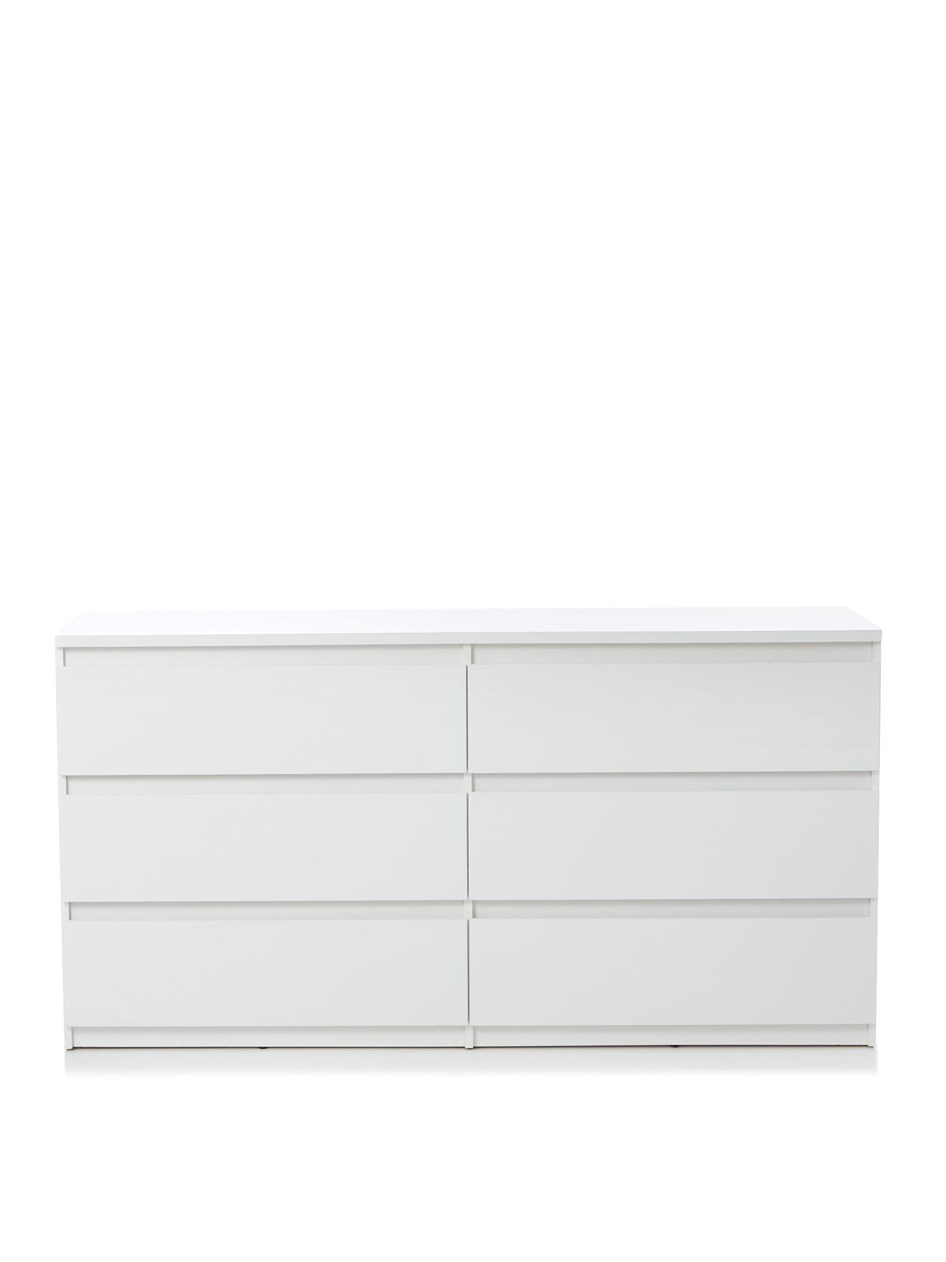 Image 2 of 7 of The Very Collection Lisson 6 Drawer Chest - White - FSC&reg; Certified