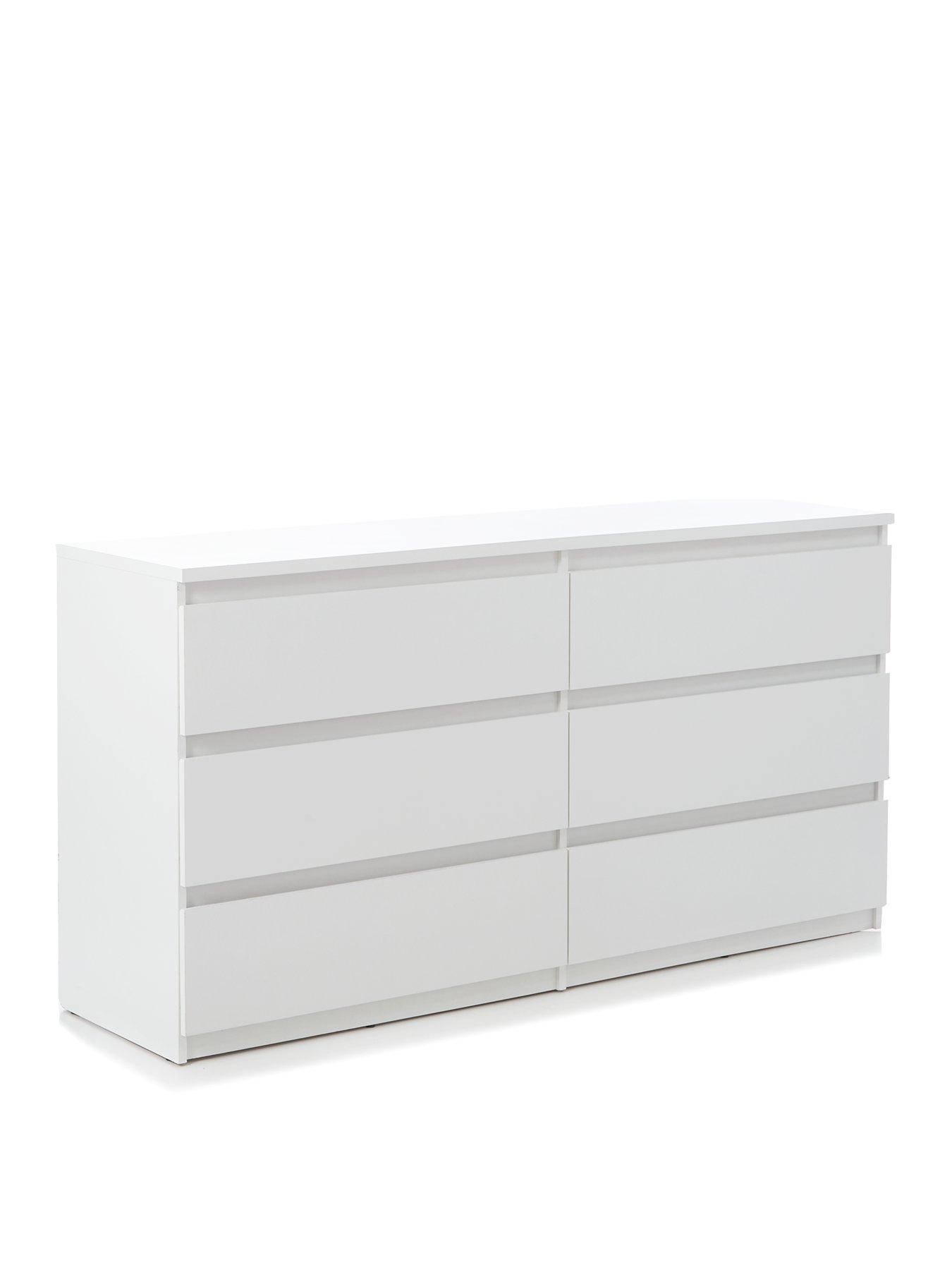 Image 3 of 7 of The Very Collection Lisson 6 Drawer Chest - White - FSC&reg; Certified
