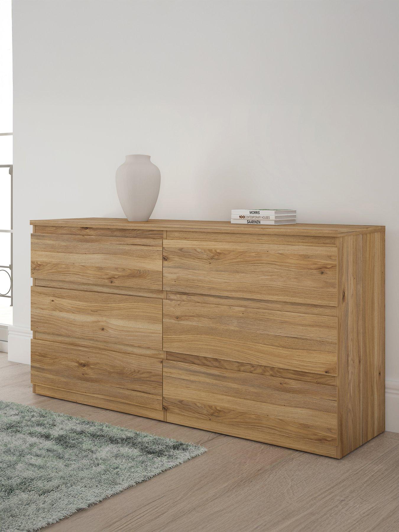 Very Home Lisson 6 Drawer Chest - New Oak - FSC® Certified