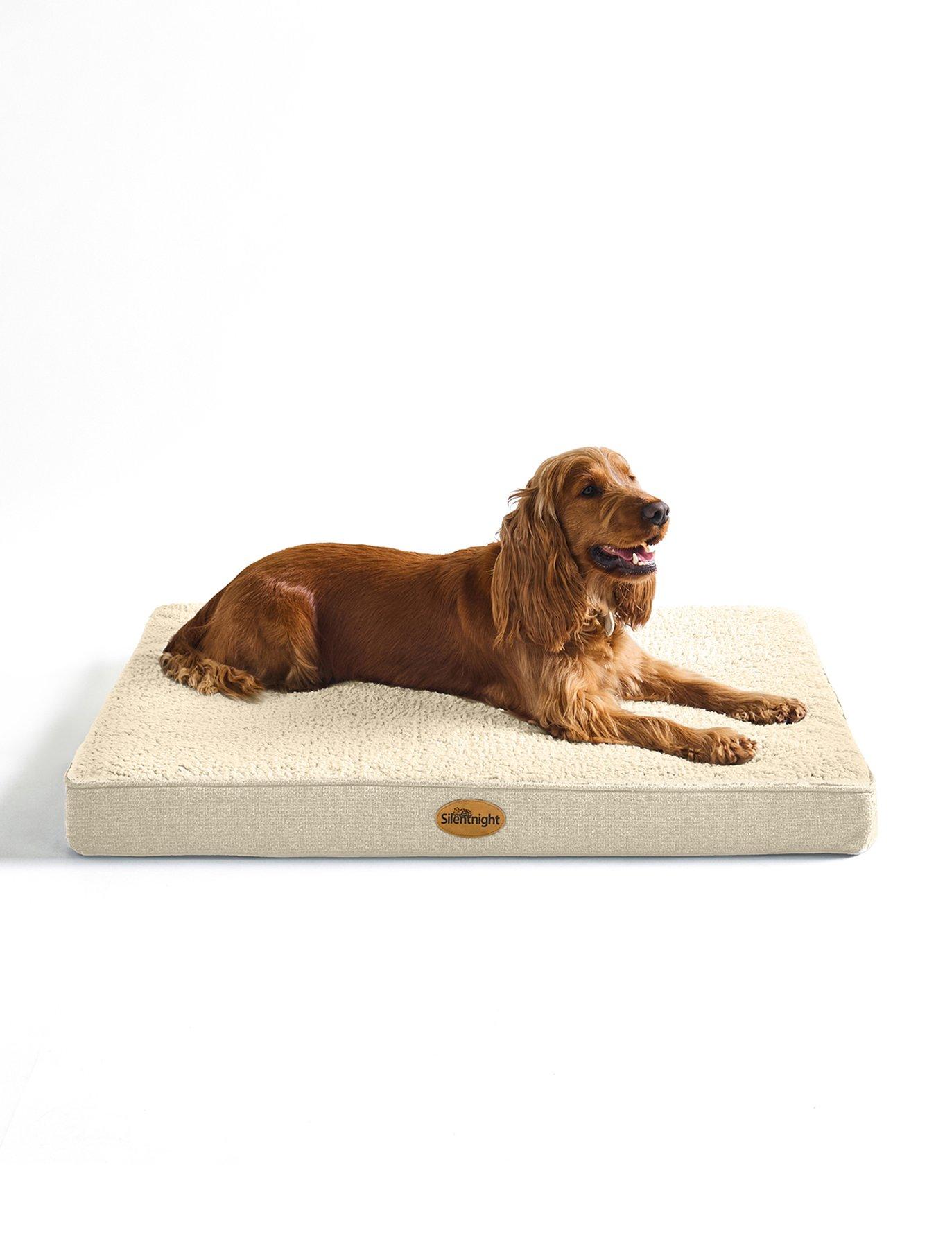 Image 1 of 7 of Silentnight Firm Support Crate Mattress Pet Bed - Natural