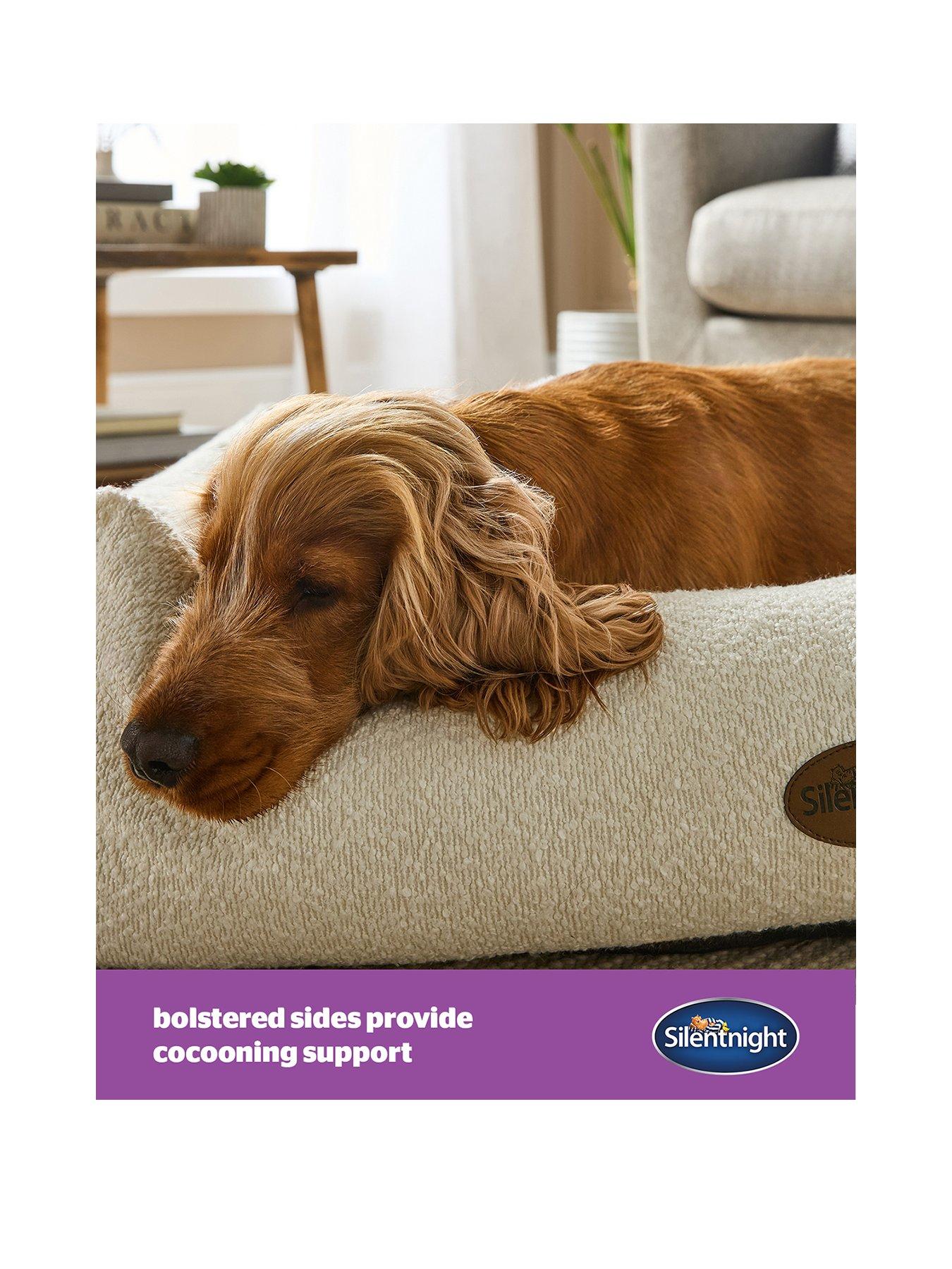 Image 3 of 7 of Silentnight Ultimate Deep Sleep Boucle Box Pet Bed - Natural