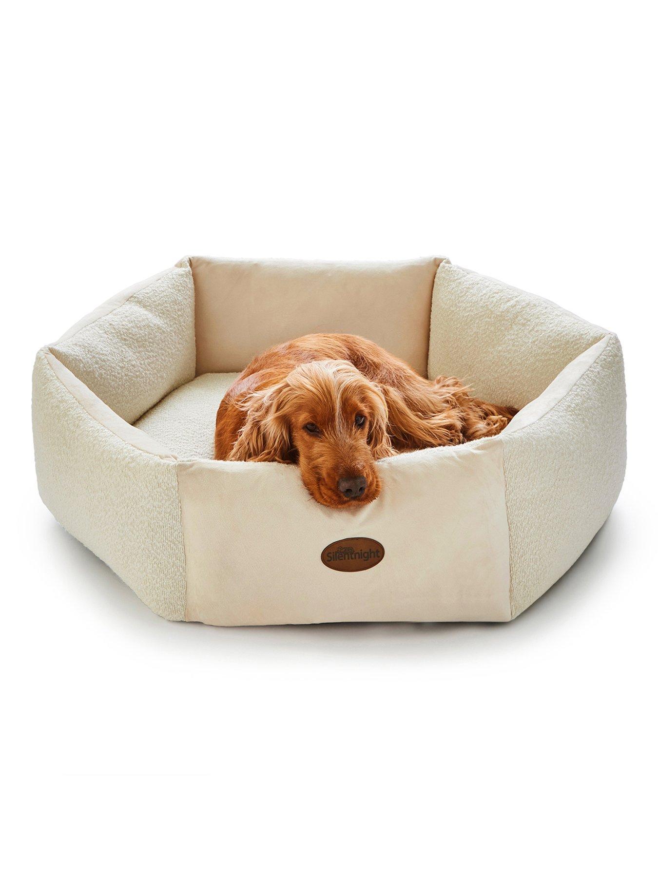 Silentnight Deep Sleep Donut Boucle Pet Bed - Natural