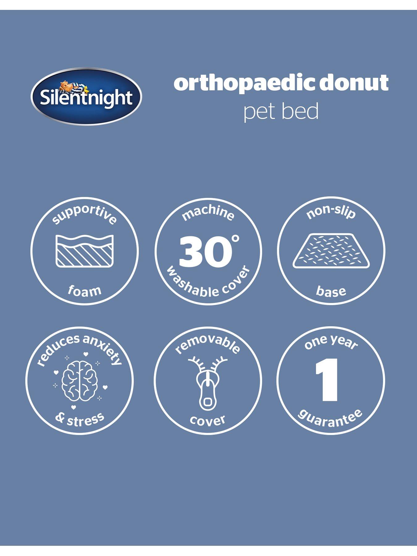 Image 7 of 7 of Silentnight Orthopaedic Donut Pet Bed - Natural