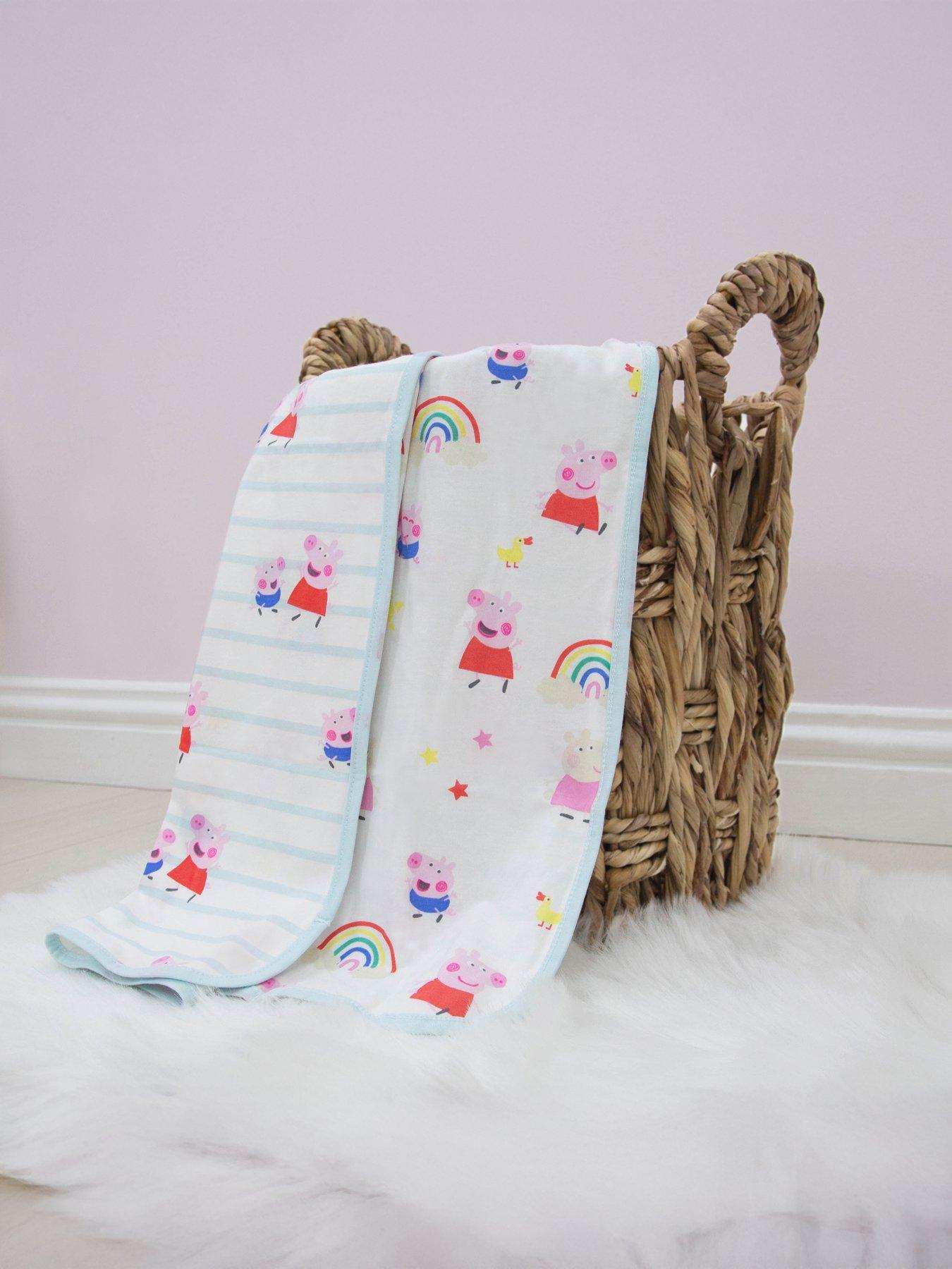 Peppa Pig Lullabies Reversible Jersey Blanket