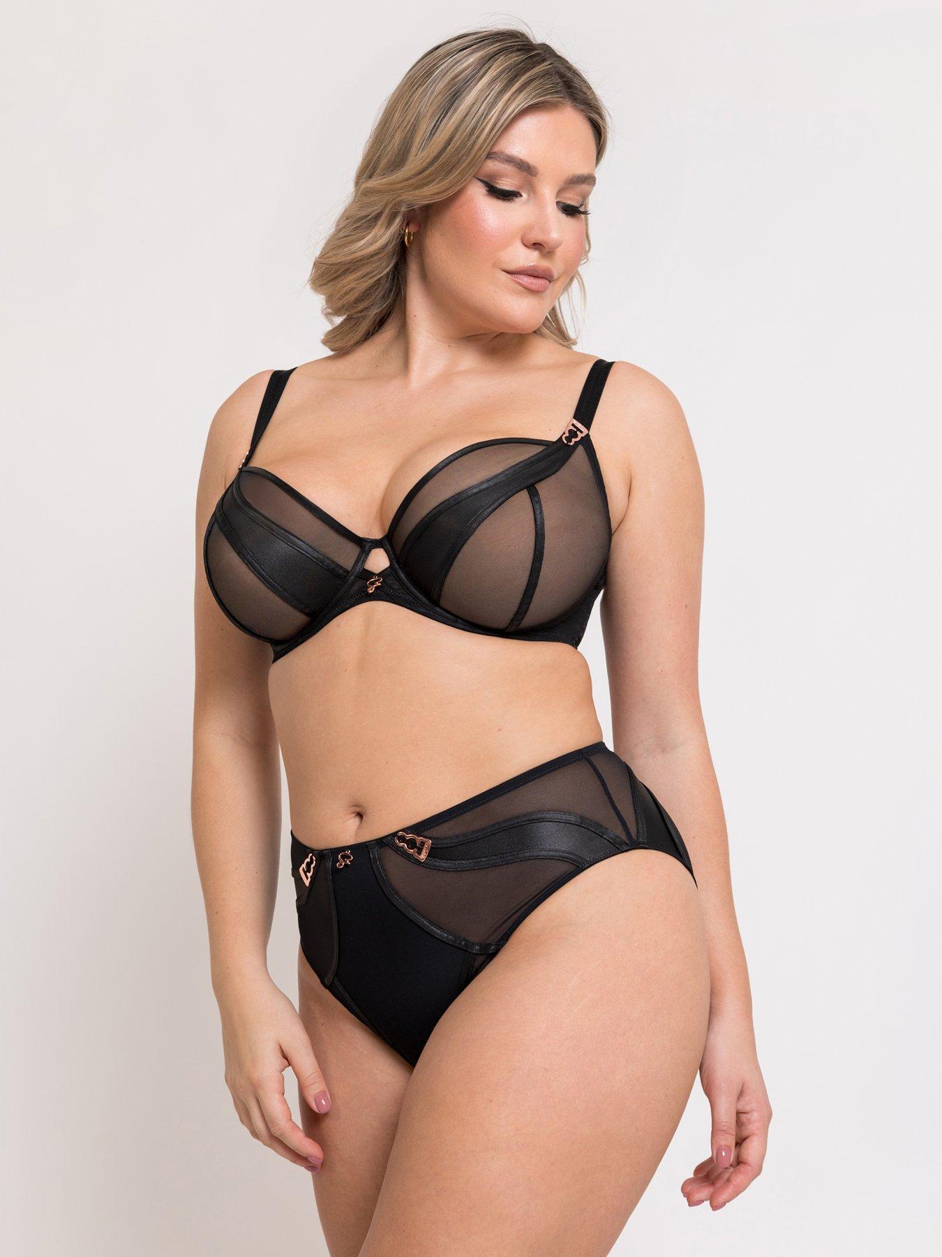undefined Scantilly By Curvy Kate Suspense High Waist Brief - Black