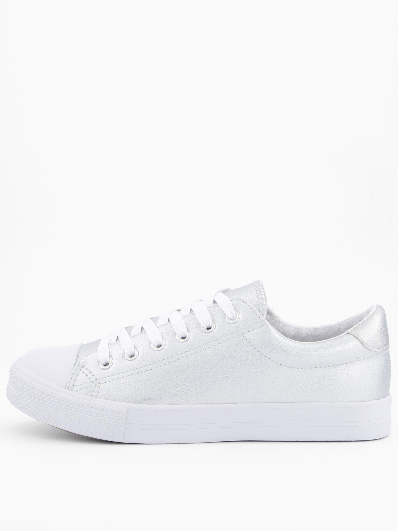 undefined Silver Metallic Trainer