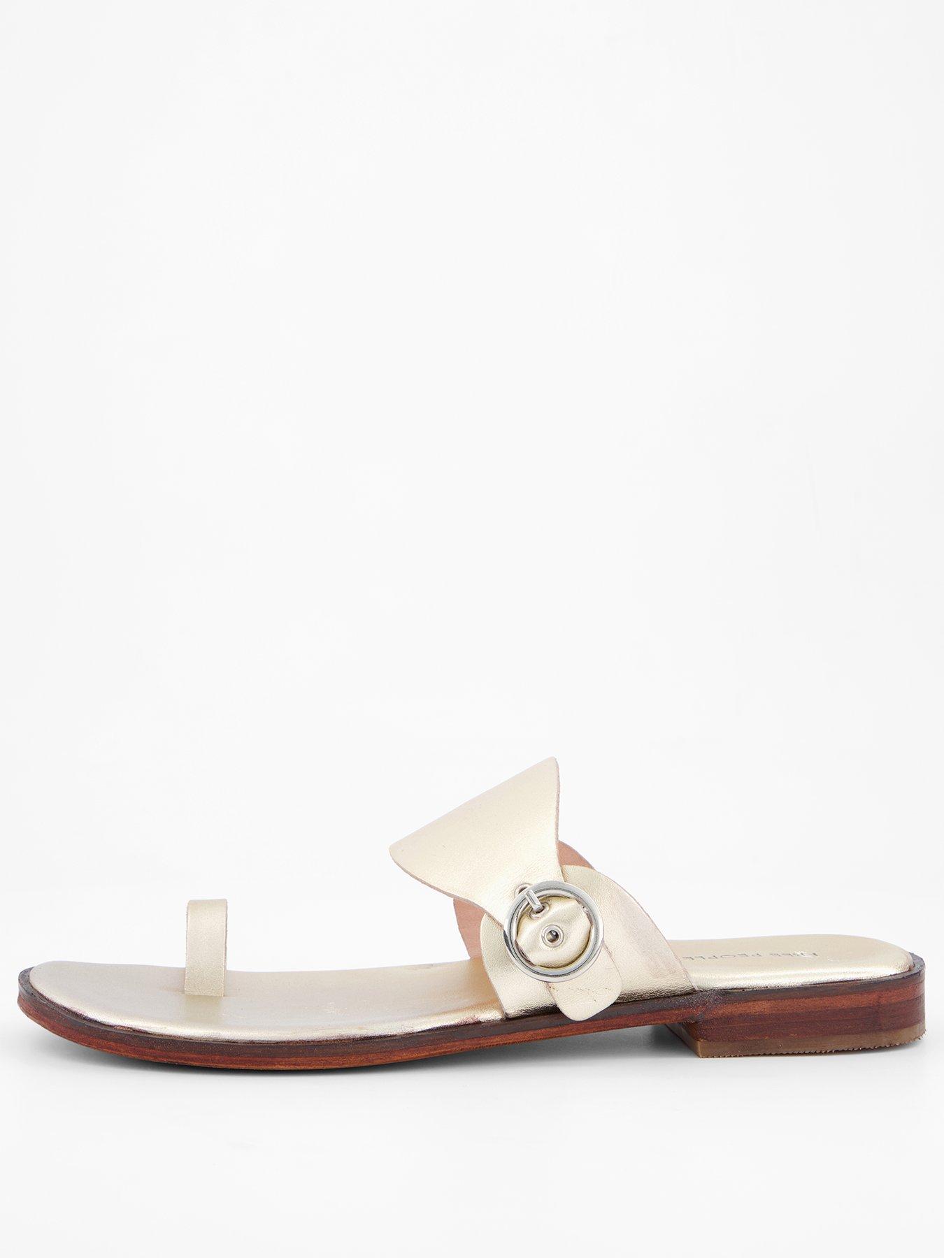 Image 2 of 7 of FREE PEOPLE Barcelona Slip On Sandal - Gold