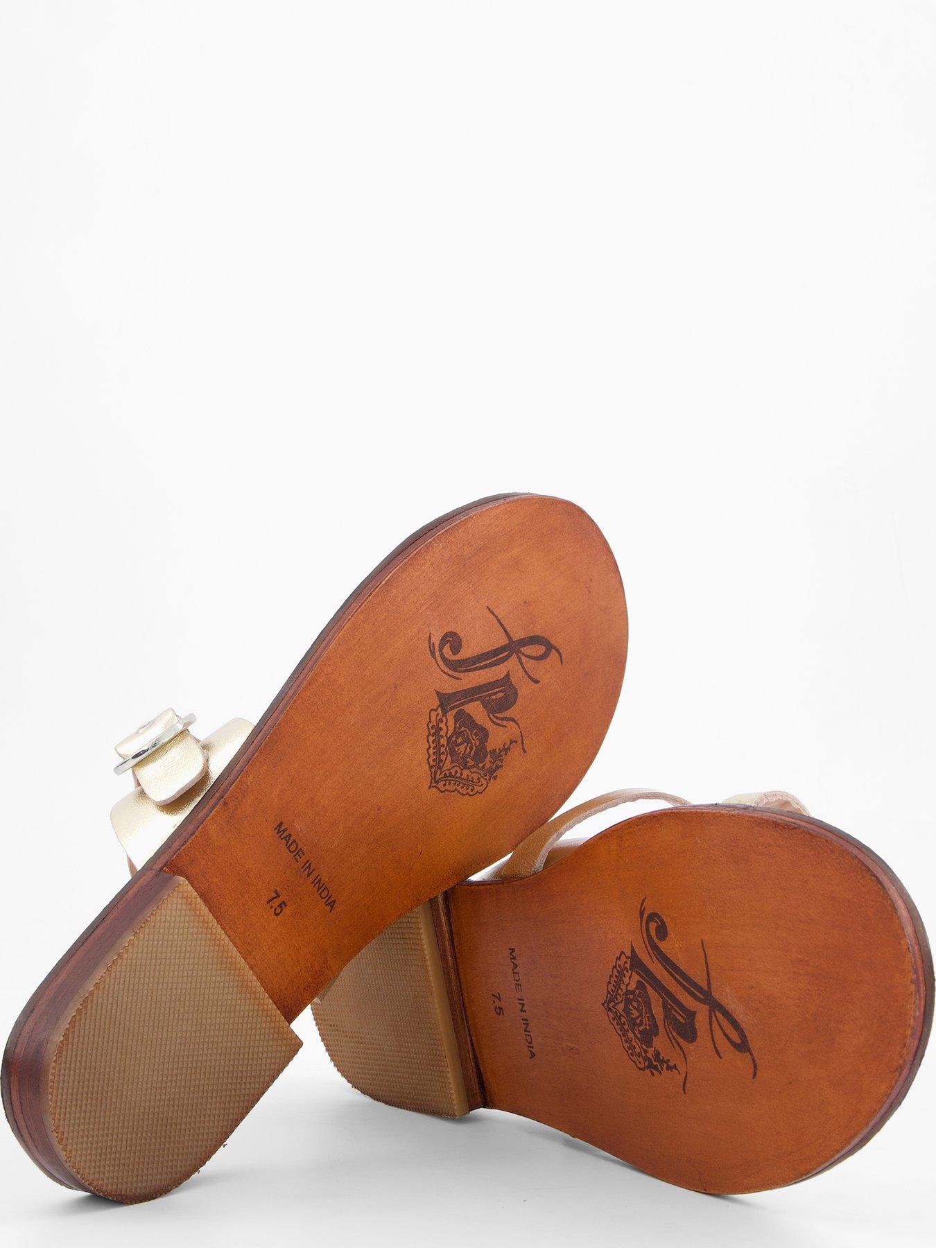 Image 4 of 7 of FREE PEOPLE Barcelona Slip On Sandal - Gold