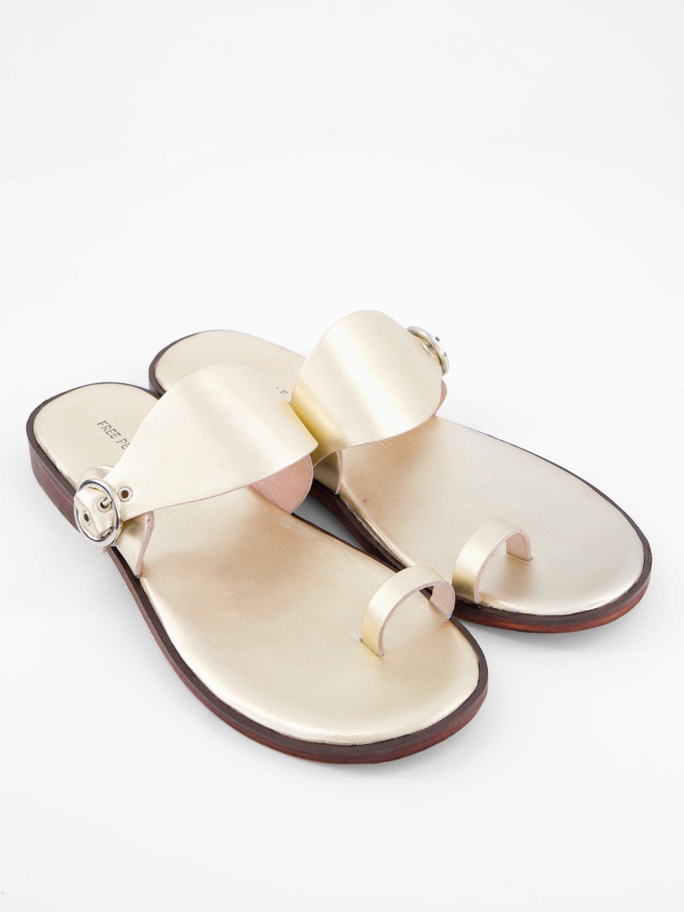 Image 6 of 7 of FREE PEOPLE Barcelona Slip On Sandal - Gold