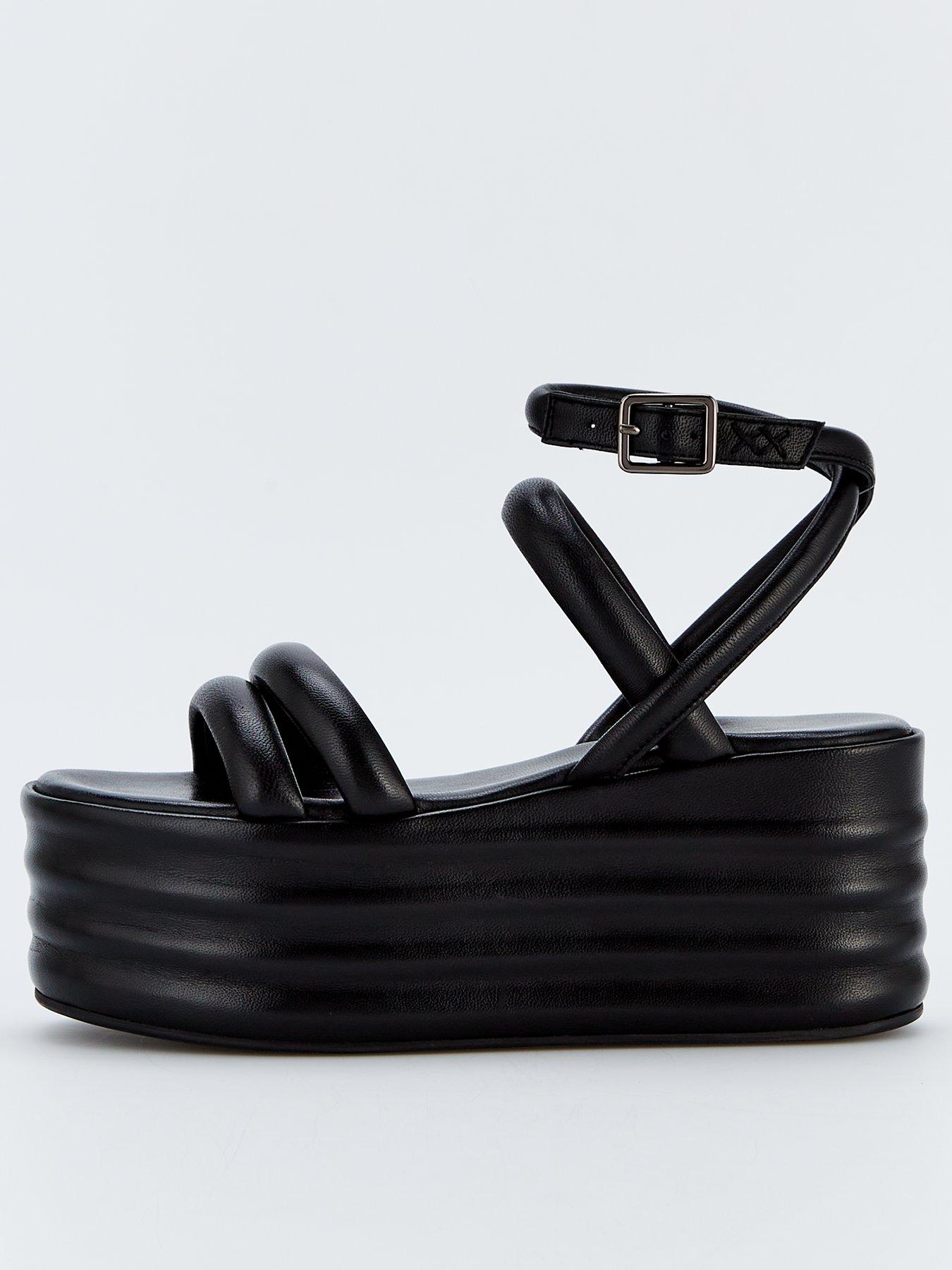 Image 1 of 5 of FREE PEOPLE Iris Flatform - Black