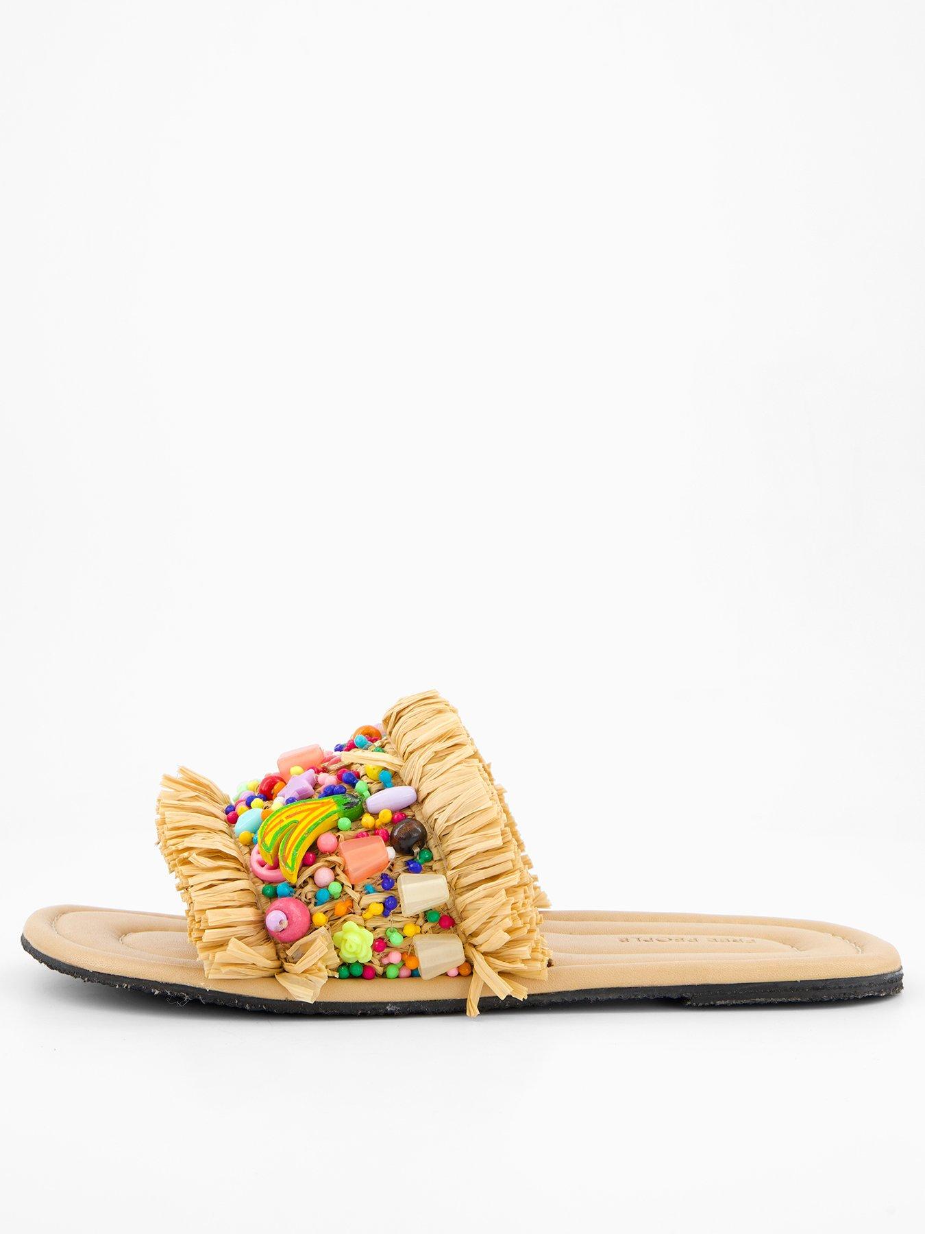 FREE PEOPLE Shipwrecked Slide Sandal - Multi