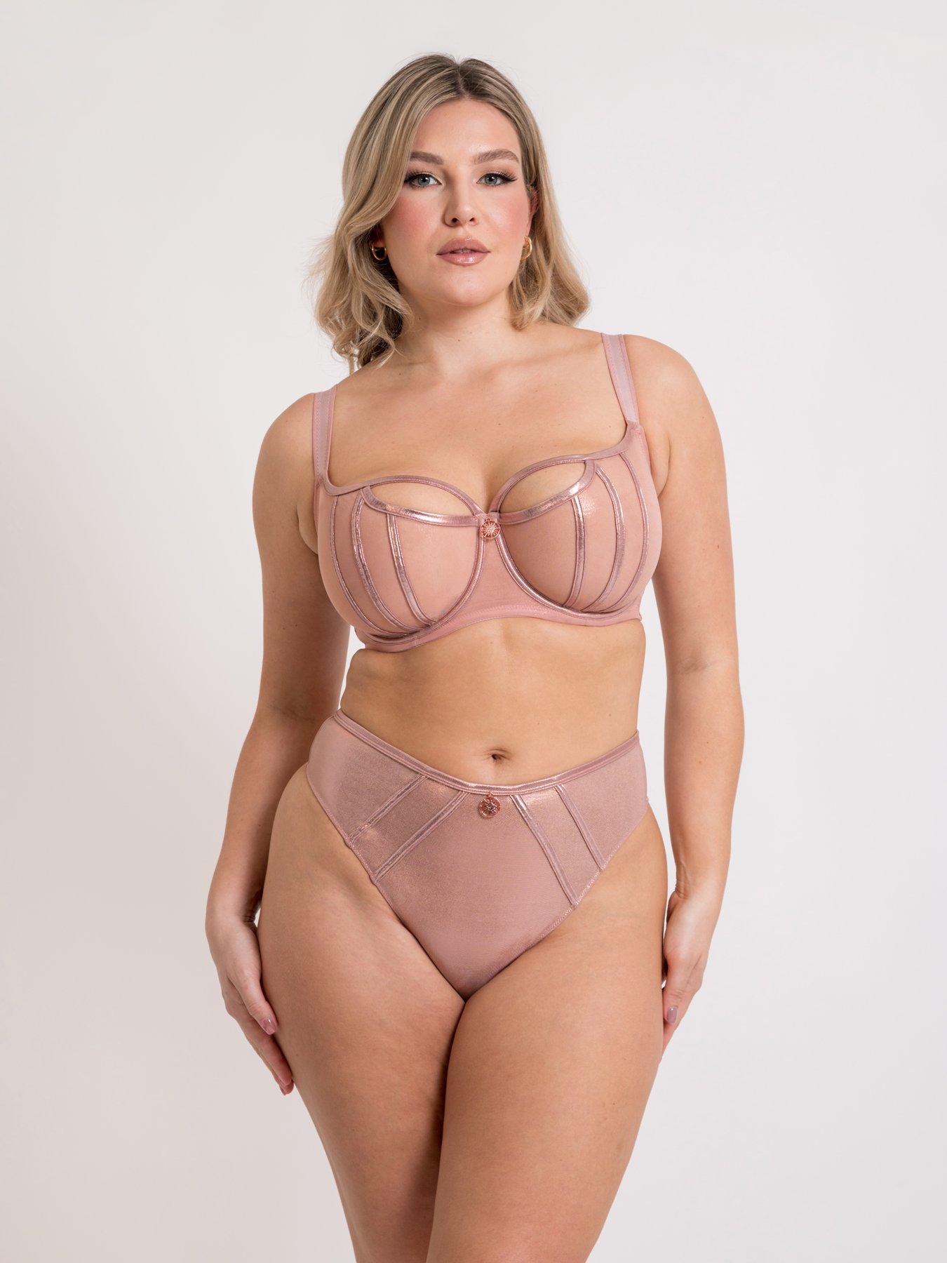 undefined Scantilly By Curvy Kate Eos Balcony Bra - Rose Gold