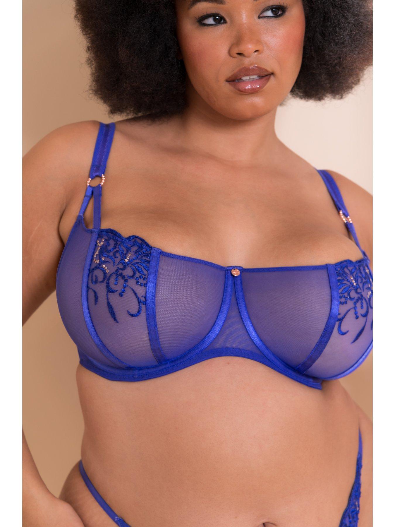  image of curvy-kate-scantilly-by-curvy-kate-ornate-balcony-bra-ultraviolet-purple