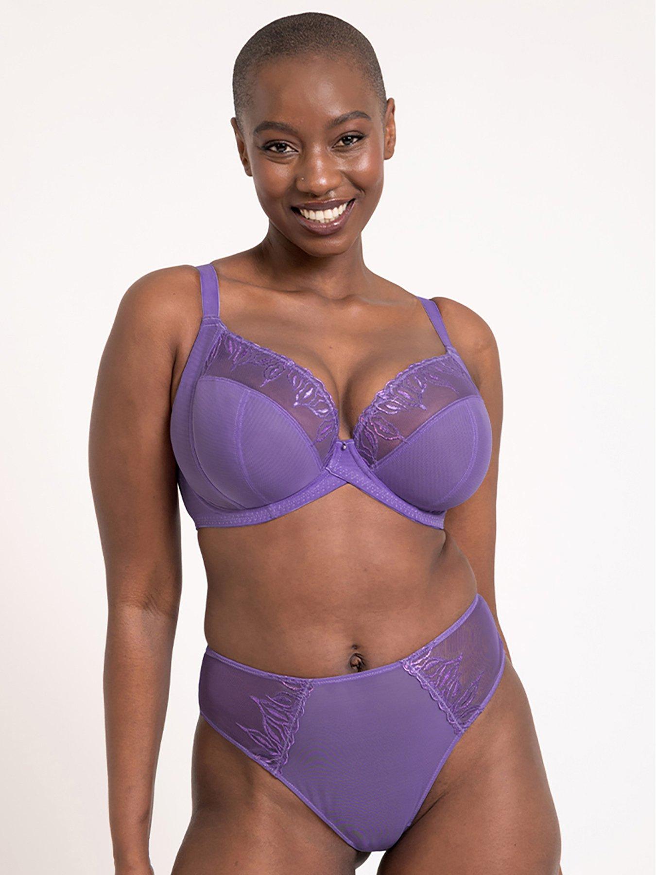 Curvy Kate Flare Deep Thong - Amethyst Purple