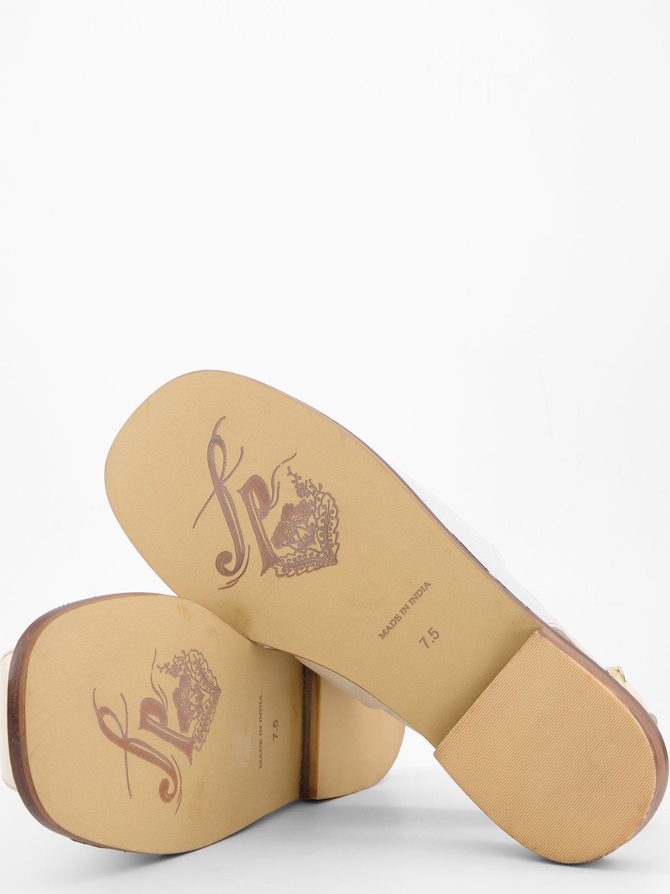 Image 4 of 7 of FREE PEOPLE Libby Fisher Flat - Cream